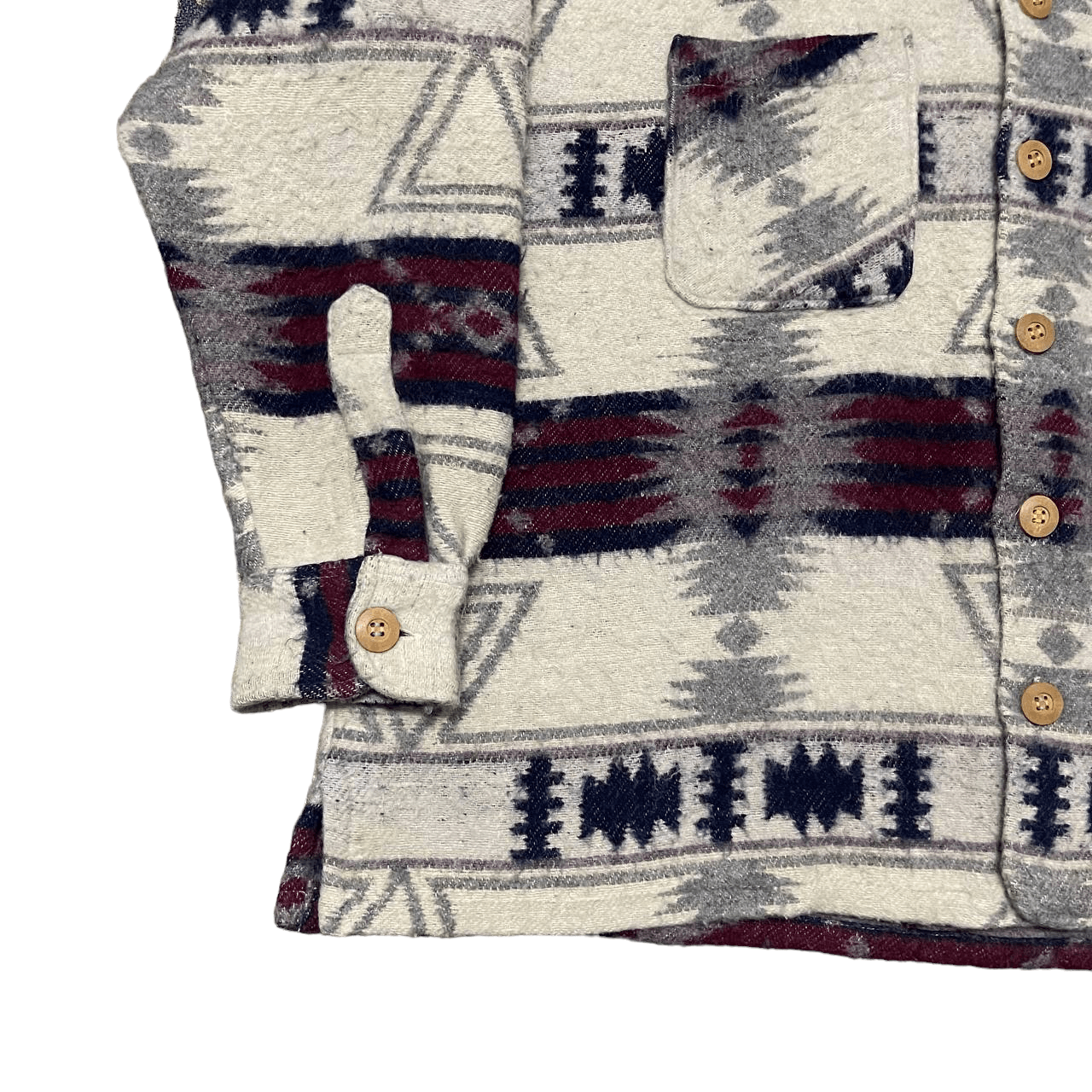 Pendleton Vintage Pinion Spirit Navajo Native Wool Button Jacket Size US L / EU 52-54 / 3 - 3 Thumbnail