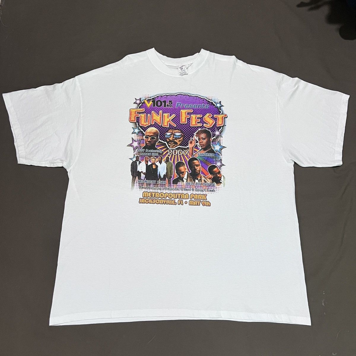 Rap Tees Y2K Funk Fest Fantasia Bell Biv DeVoe GUY Aaron Hall 3XL R&B Size US XXL / EU 58 / 5 - 5 Thumbnail