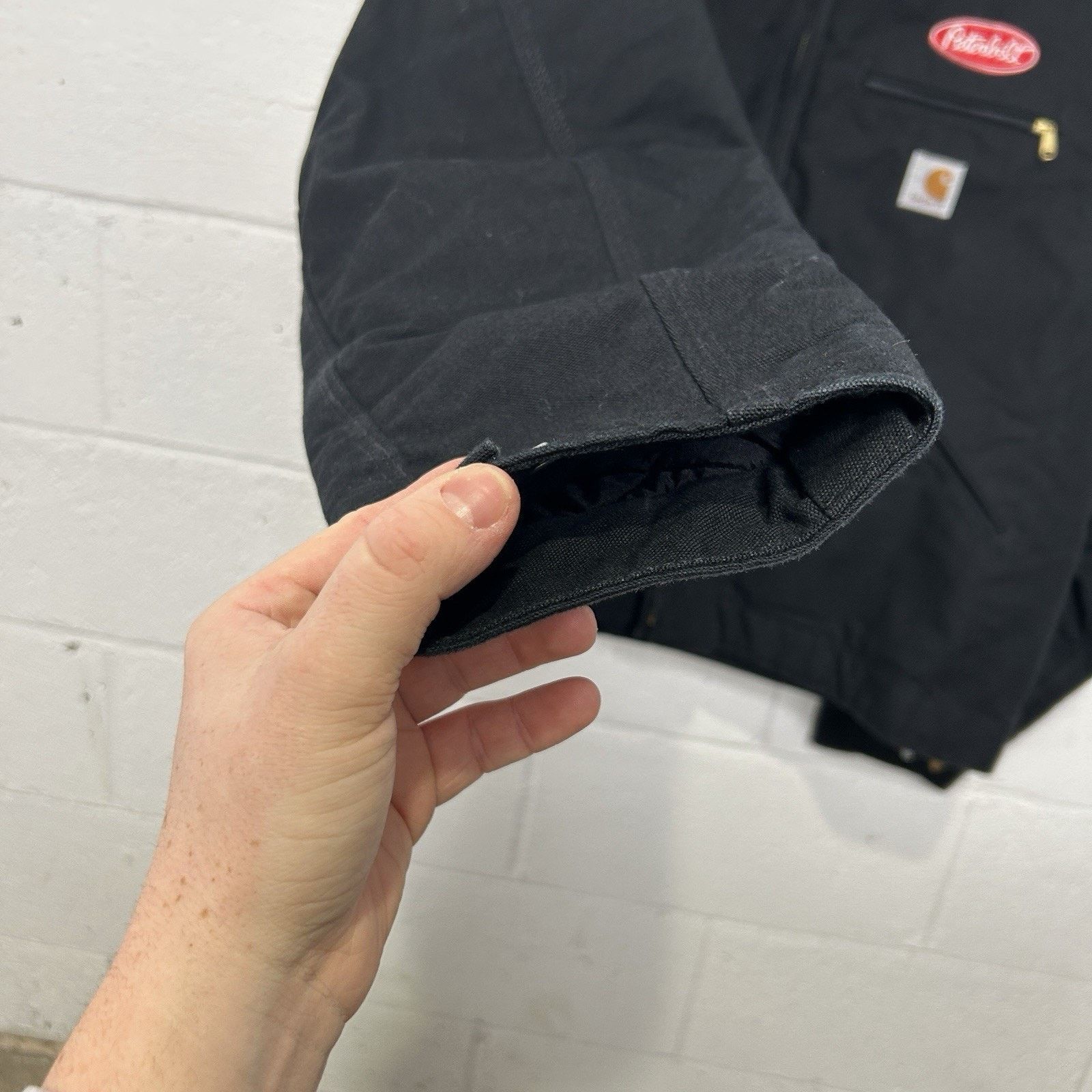 Carhartt Y2K Carhartt Blanket-Lined Detroit Jacket “Black Peterbilt” Size US XL / EU 56 / 4 - 10 Thumbnail