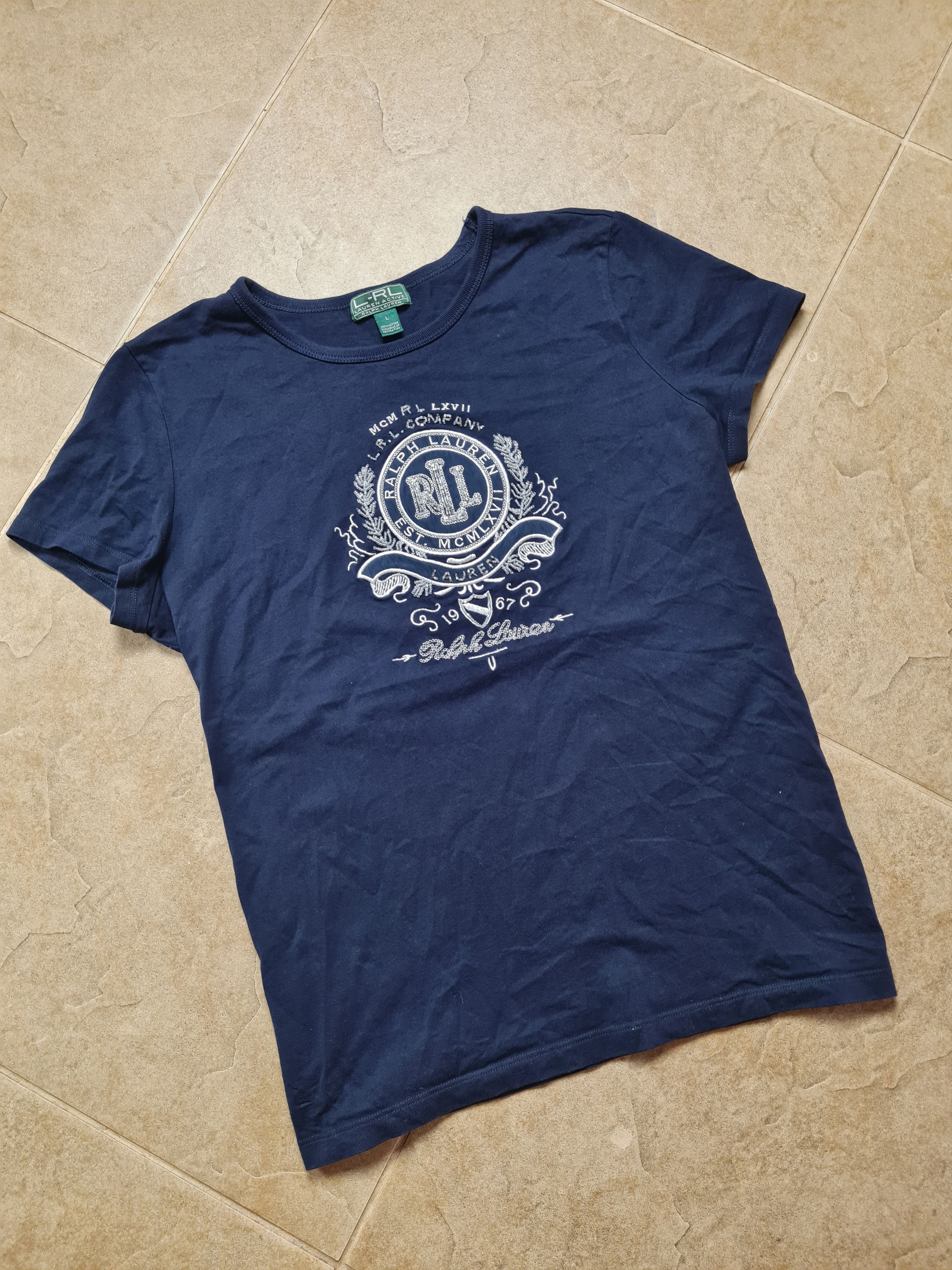 Polo Ralph Lauren Vintage Ralph Lauren Embroidered beads Big Logo Blue Size L Size L / US 10 / IT 46 - 2 Thumbnail