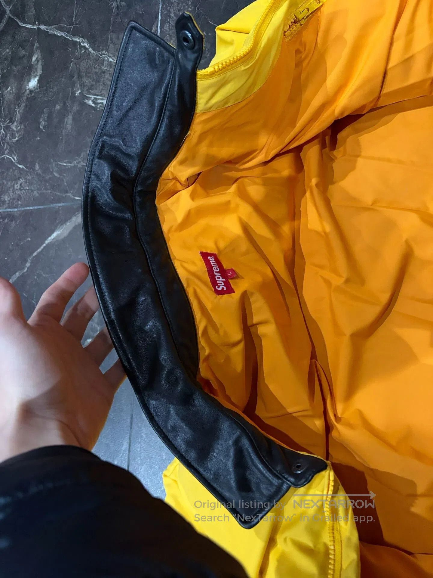 Supreme Supreme 19FW Leather Collar Puffy Jacket. Size US L / EU 52-54 / 3 - 4 Thumbnail