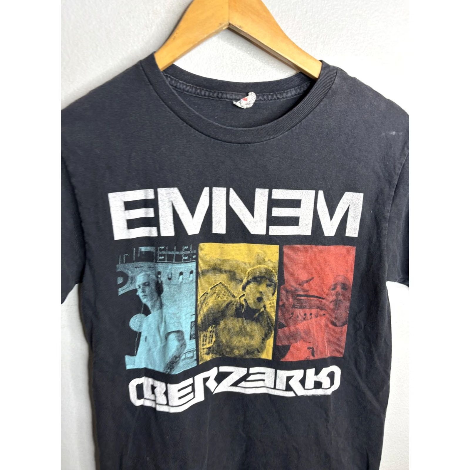 Vintage Eminem Shirt Mens Small Black Berzerk Graphic Hip Hop Tee T-Shirt Size US S / EU 44-46 / 1 - 2 Thumbnail