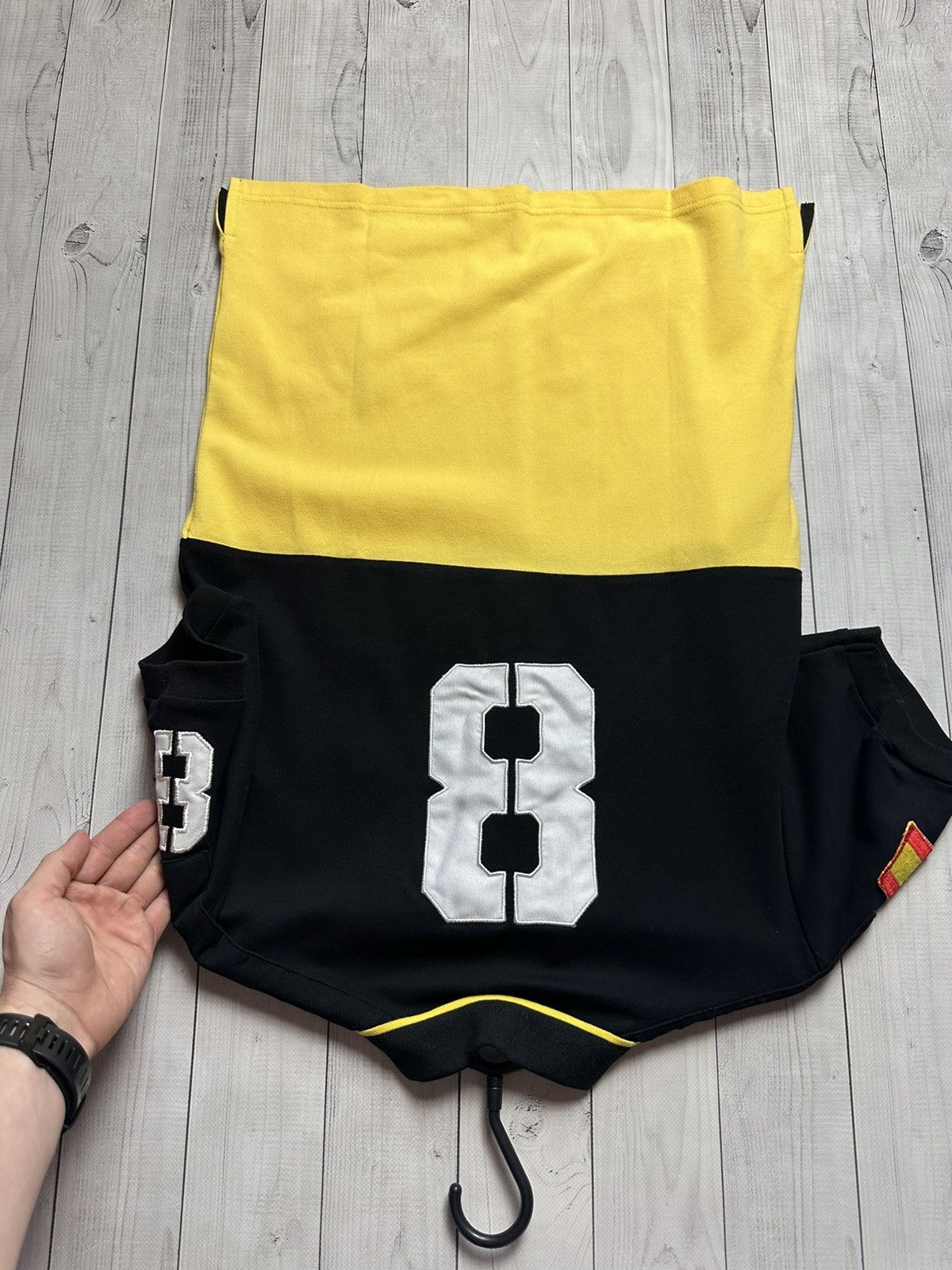 Vintage Vintage polo Ralph Lauren big logo Spain yellow rare S/M Size US M / EU 48-50 / 2 - 2 Thumbnail