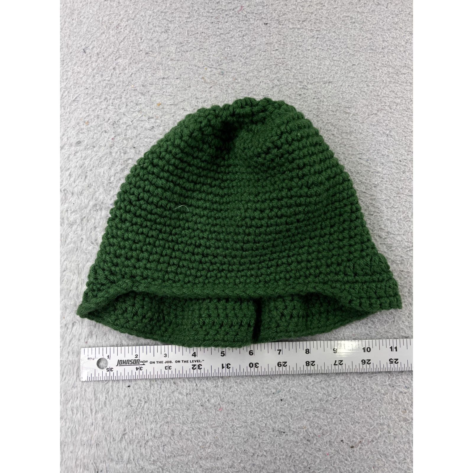 Vintage Womens Beanie Toque Bucket Green Crochet Knit Acrylic Blend One Size Outdoors Size ONE SIZE - 3 Thumbnail