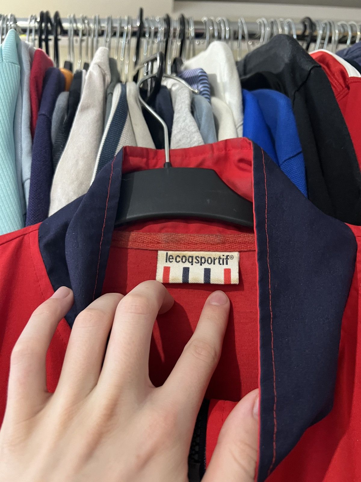 Le Coq Sportif × Vintage VINTAGE LE COQ SPORTIF NEYLON ZIP UP JACKET SIZE XL Y2K Size US XL / EU 56 / 4 - 6 Thumbnail