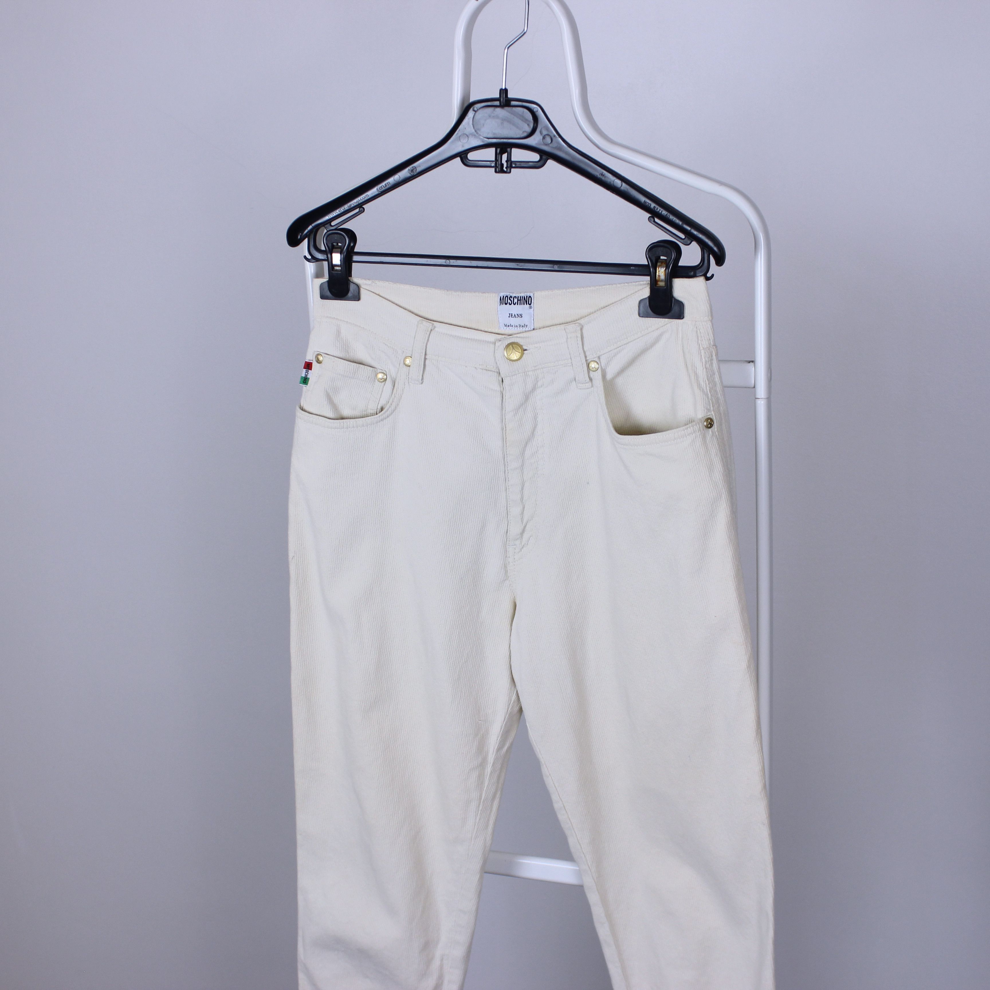 Moschino Moschino velvet pants women 30 beige Size 30" / US 8 / IT 44 - 11 Thumbnail