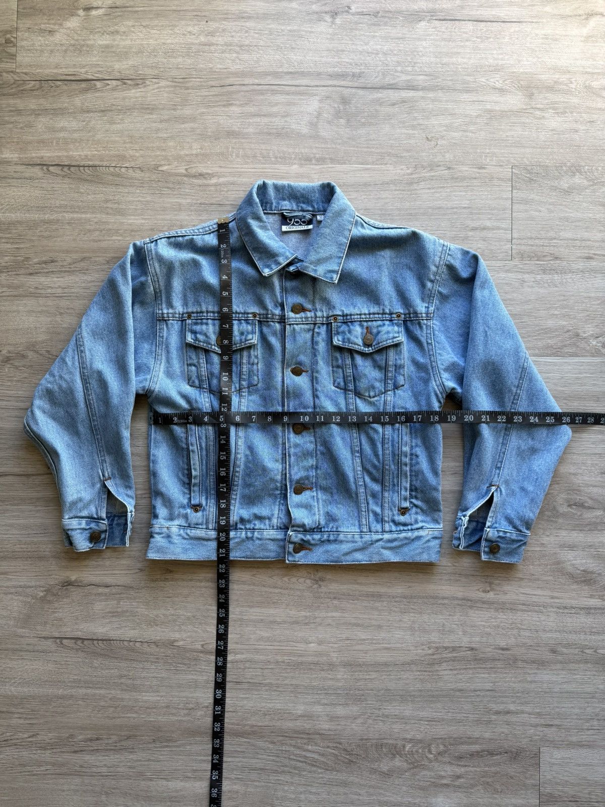Vintage Vintage Cropped Denim Jacket Size US M / EU 48-50 / 2 - 4 Thumbnail