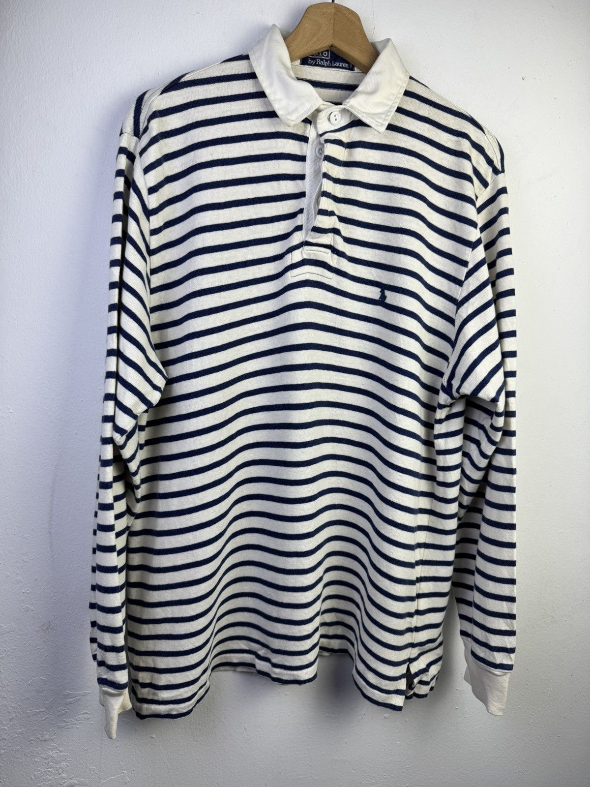 Polo Ralph Lauren vintage Polo Ralph Lauren long-sleeve rugby polo shirt Size US M / EU 48-50 / 2 - 2 Thumbnail