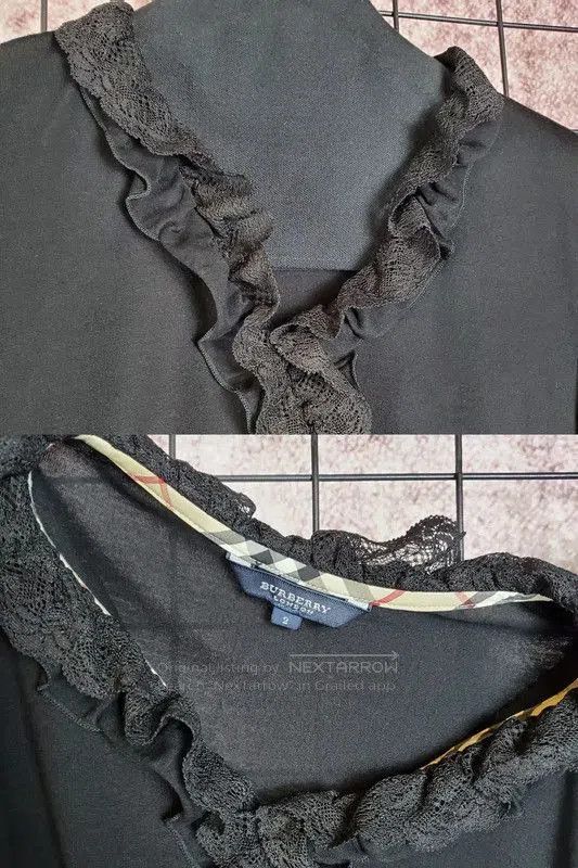 Burberry Burberry Black Wool Blend Long Sleeve Top. Size M / US 6-8 / IT 42-44 - 5 Thumbnail