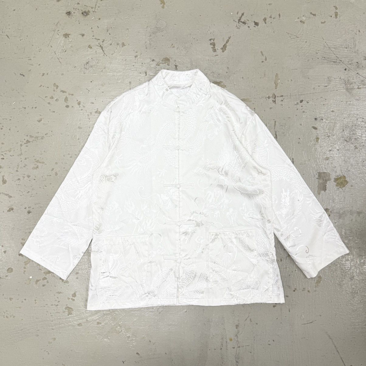 Shanghai Tang Shanghai Tang Style Mandarin Collar Light Shirt Size US L / EU 52-54 / 3 - 1 Thumbnail