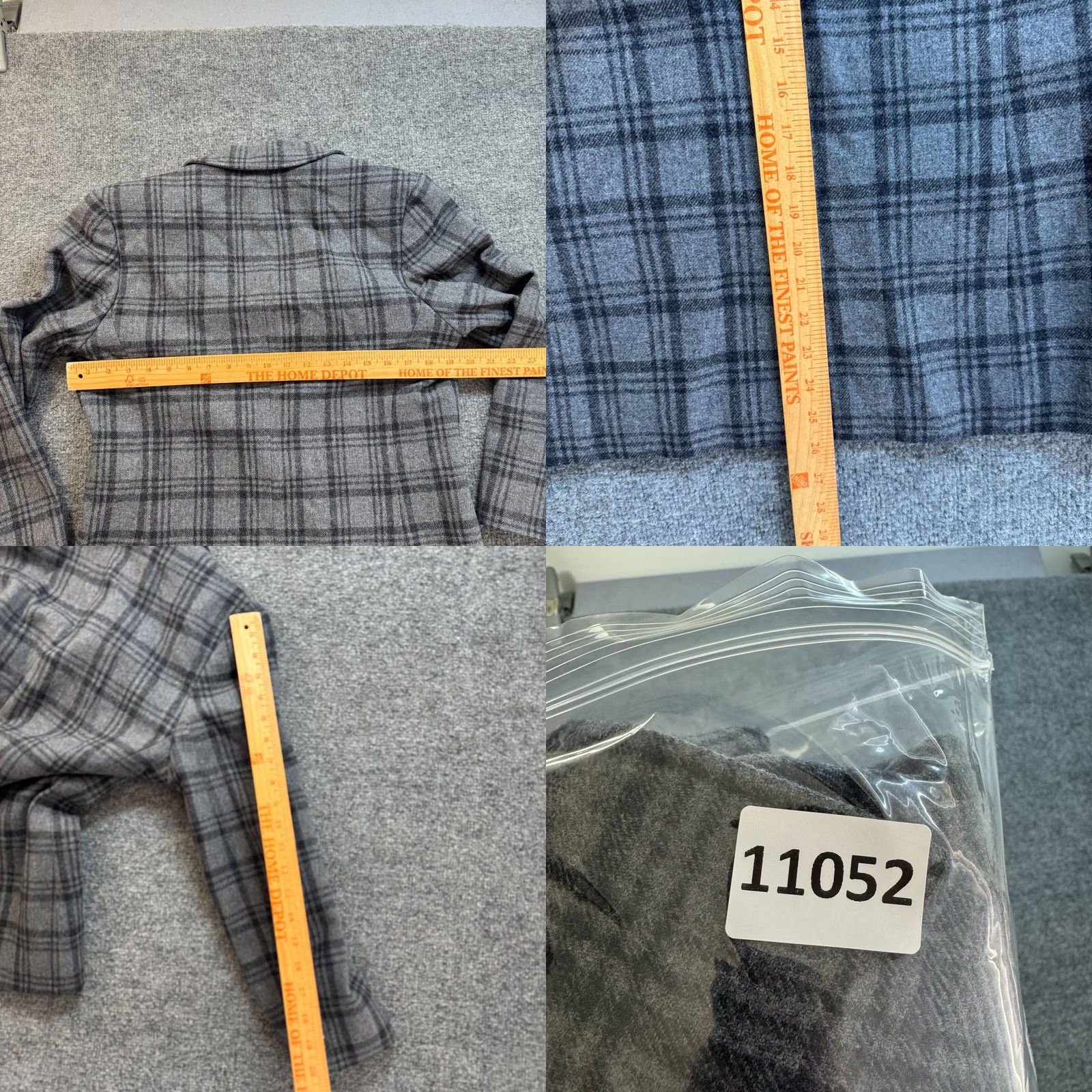Pendleton VINTAGE Pendleton Womens 12 Wool Blazer Coat Jacket Gray 70s 80s Plaid Chec Size XL / US 12-14 / IT 48-50 - 11 Thumbnail