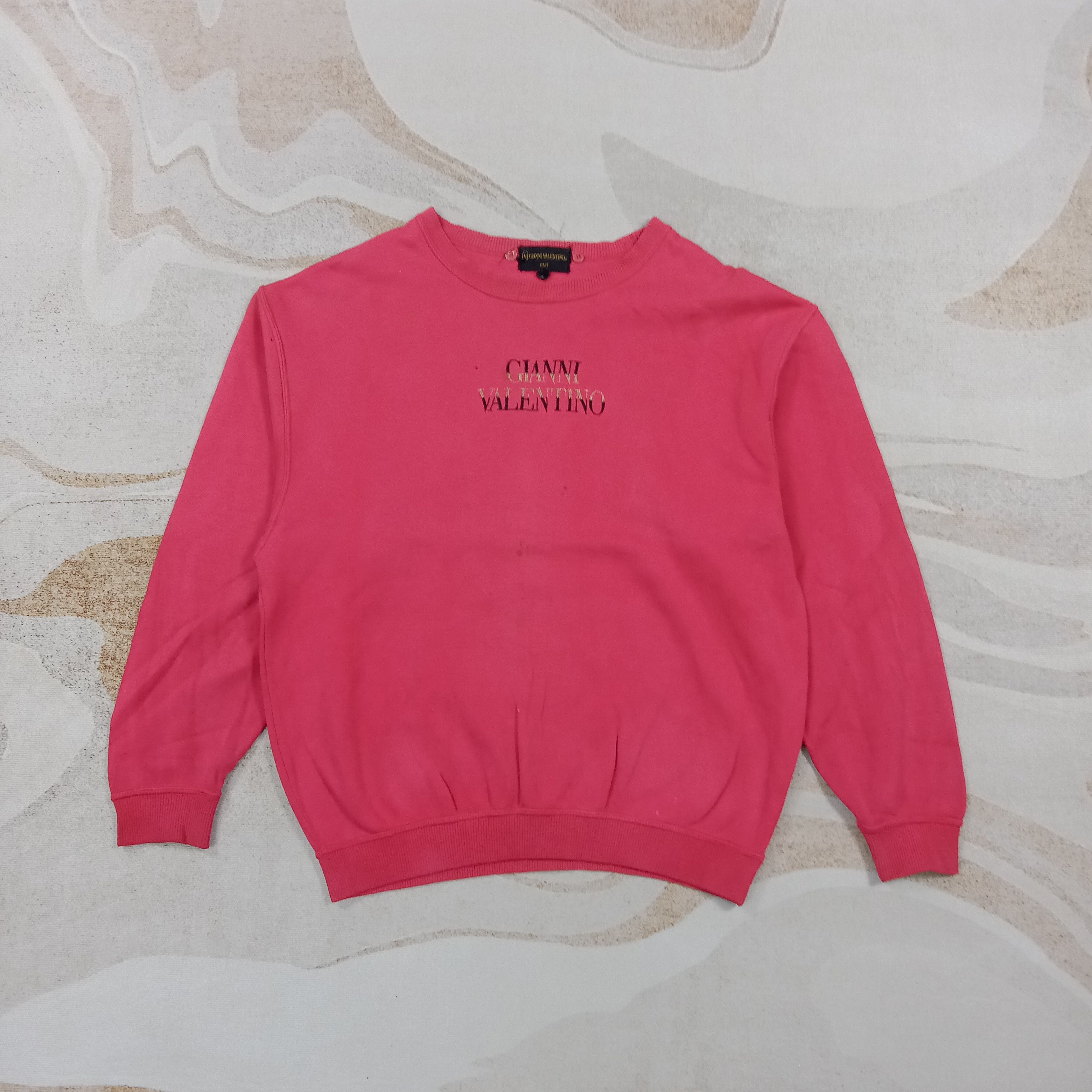 Gianni Valentino Gianni Valentino Italy Embroidery Sweatshirt C277N9 Size US S / EU 44-46 / 1 - 1 Thumbnail
