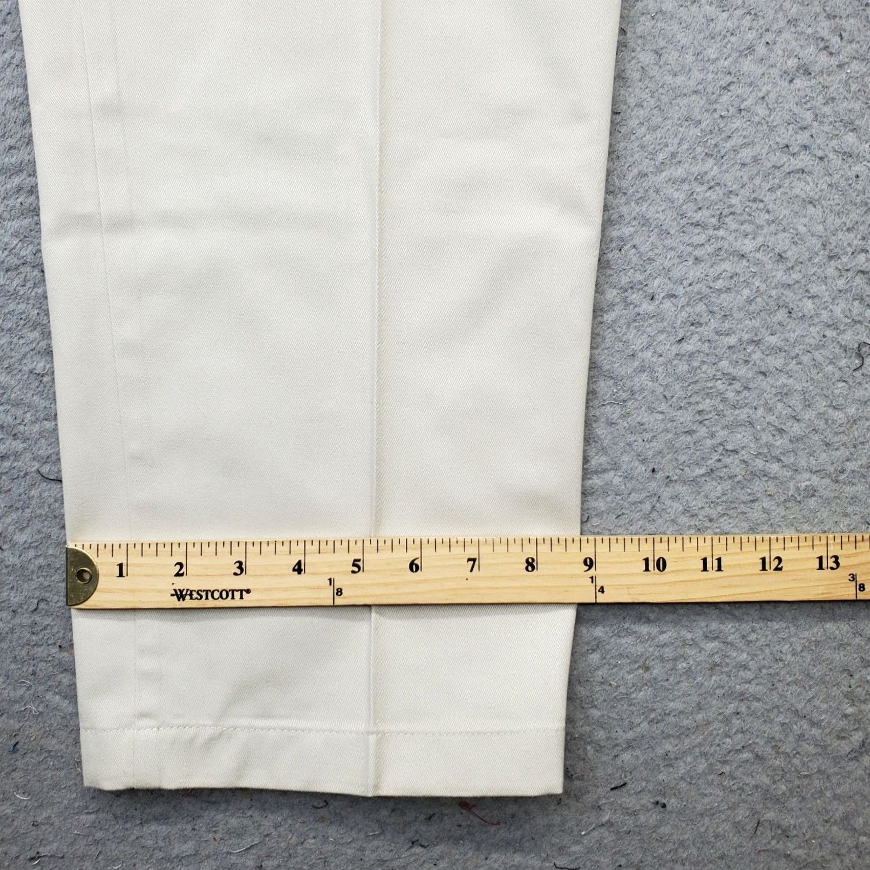 Vintage Flyers Pants Mens Size 36 Tan 100% Cotton Low Waist Relaxed Fit Wrinkle Free Straight Khakis Size US 36 / EU 52 - 5 Thumbnail