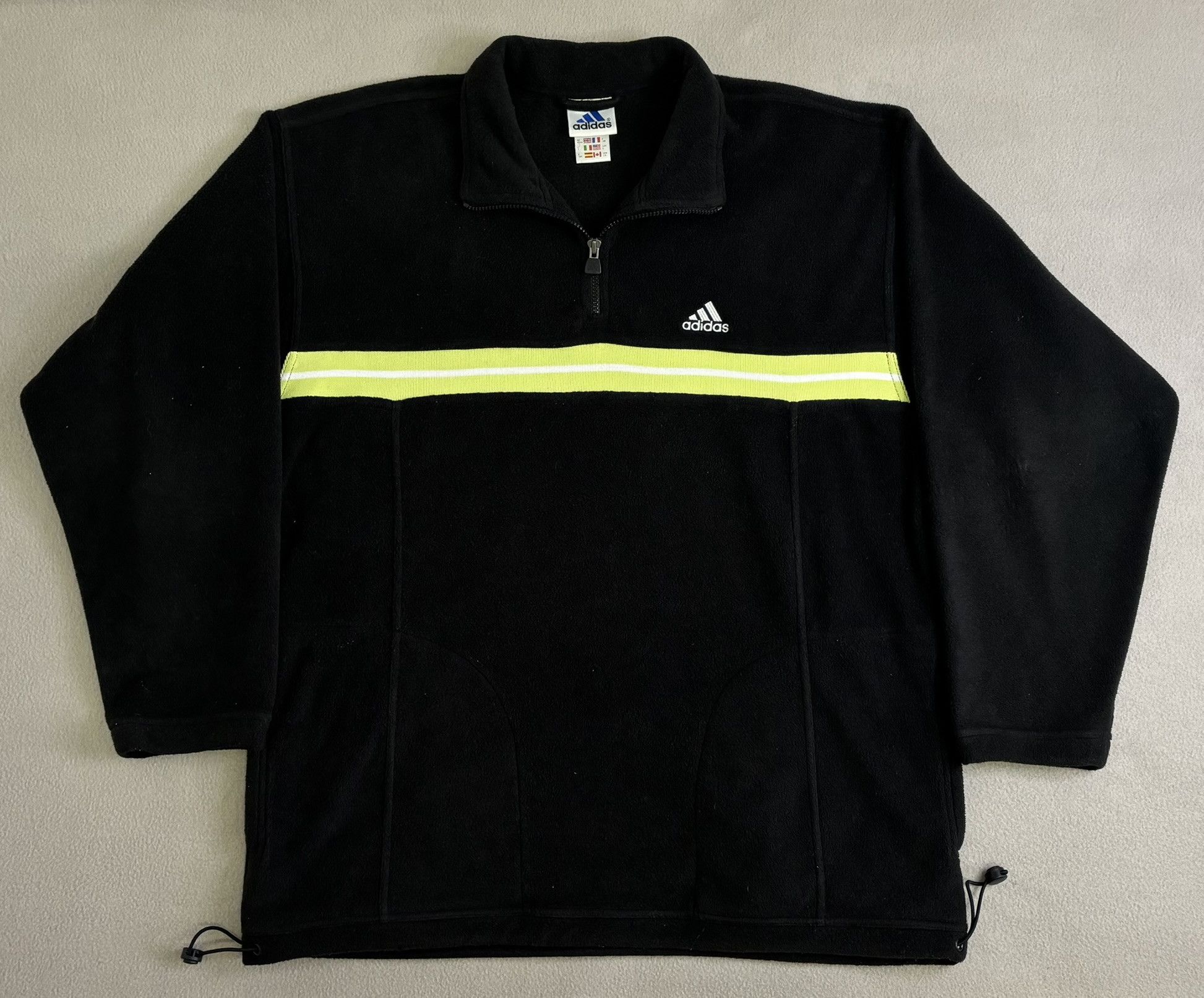 Adidas Fleece Half Zip Adidas 90s vintage size. XXL Size US XXL / EU 58 / 5 - 5 Thumbnail