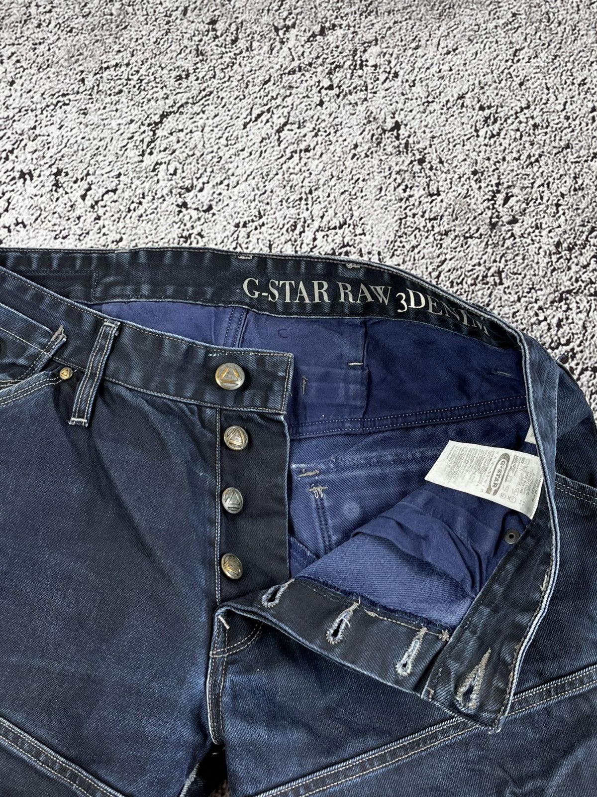 G-Star × Vintage Vintage Y2K G Star Motor 5620 3D Tapered Embro jeans 34 Size US 34 / EU 50 - 10 Thumbnail