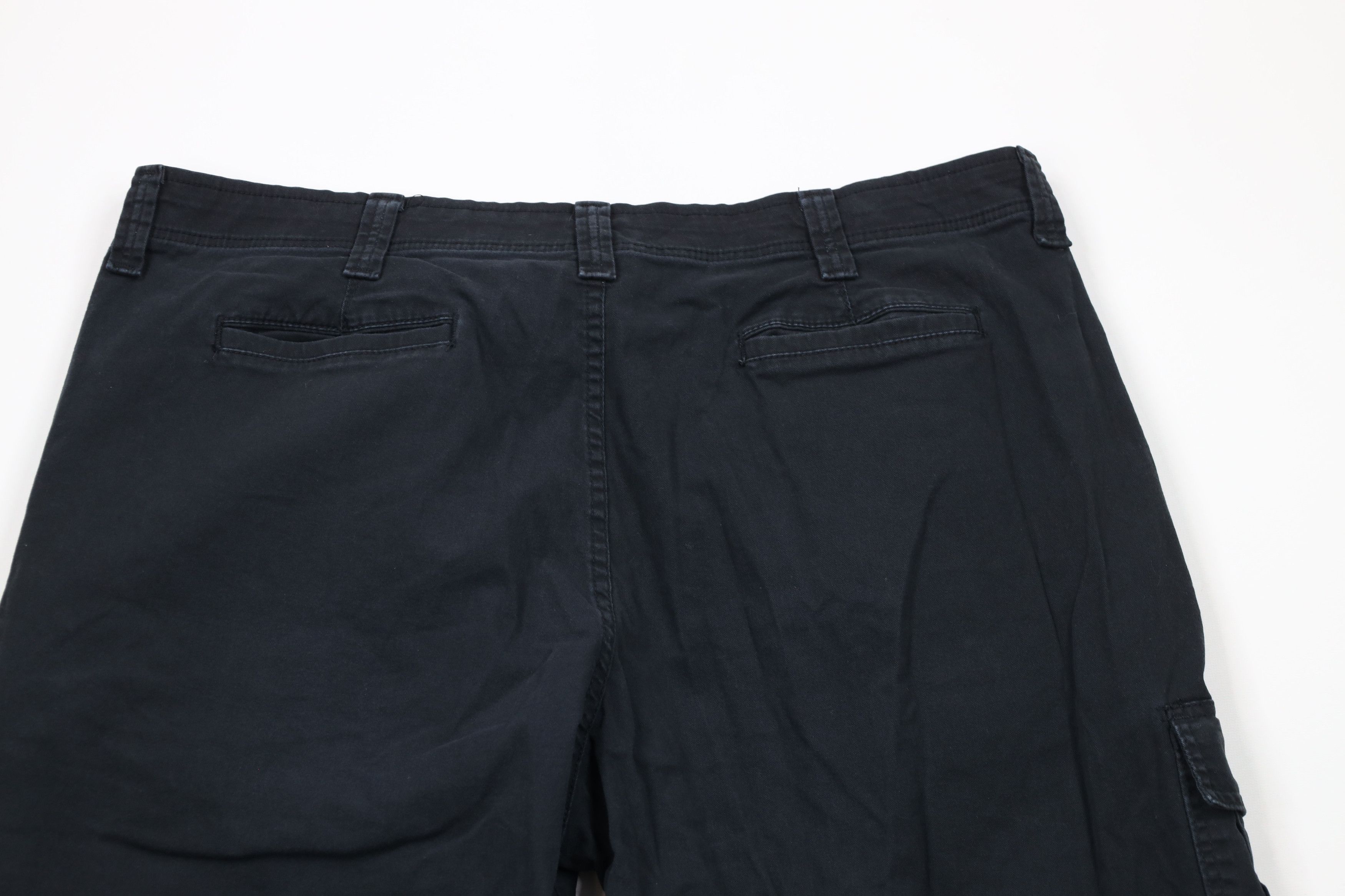 Vintage × Wrangler Vintage Y2K Wrangler Relaxed Fit Wide Leg Cargo Pants Black Size US 40 / EU 56 - 9 Thumbnail