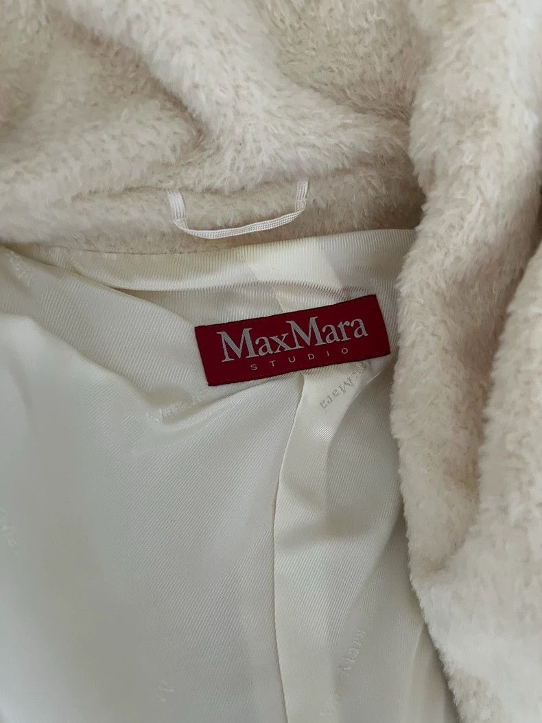 Max Mara Max Mara Long beige coat Size L / US 10 / IT 46 - 7 Thumbnail
