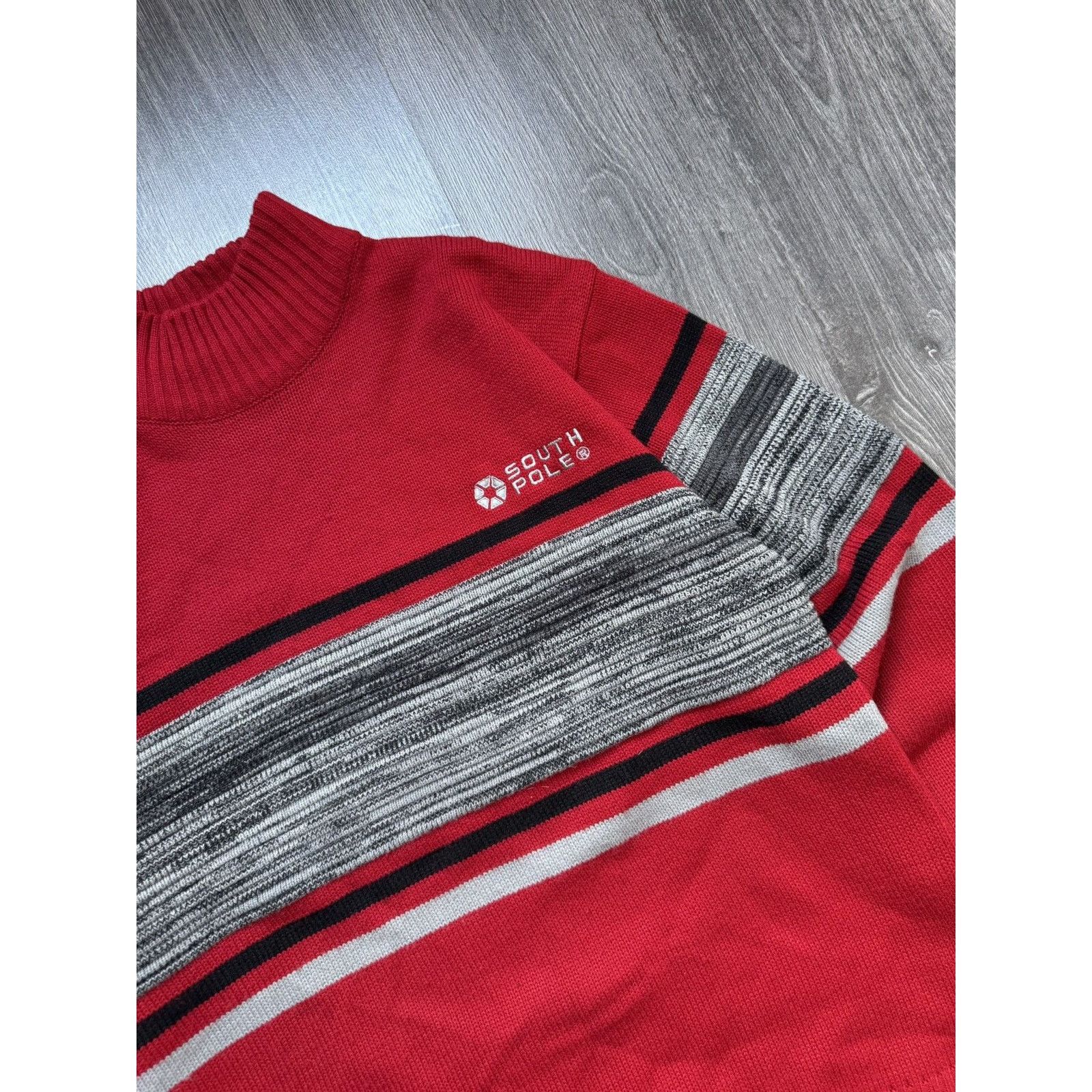 Southpole × Vintage Vintage Y2K South Pole Rap Sweater Size US XL / EU 56 / 4 - 2 Thumbnail