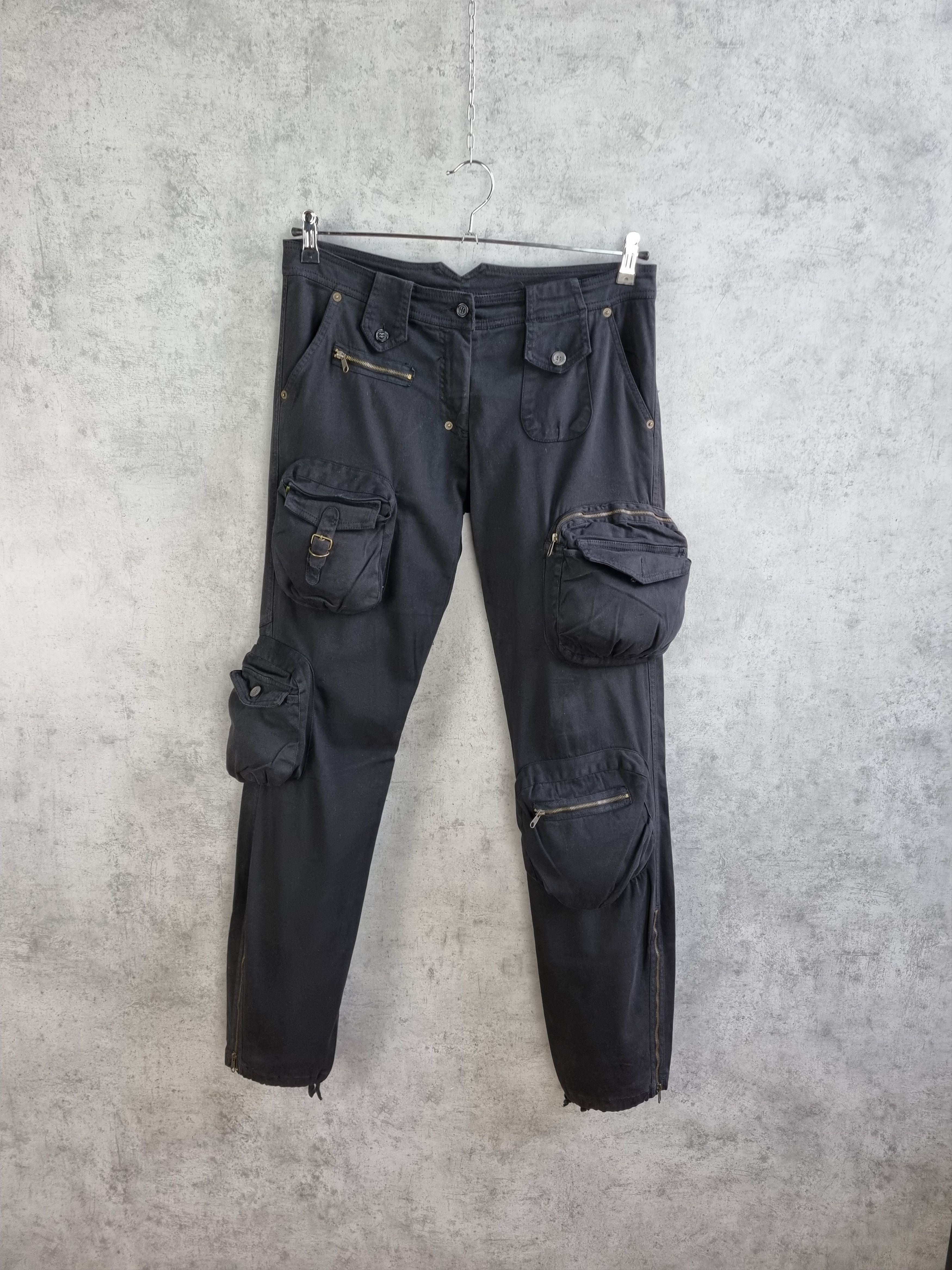Japanese Brand × Seditionaries Double Cargo Big Pockets Vintage Cotton Pants Size US 28 / EU 44 - 8 Thumbnail