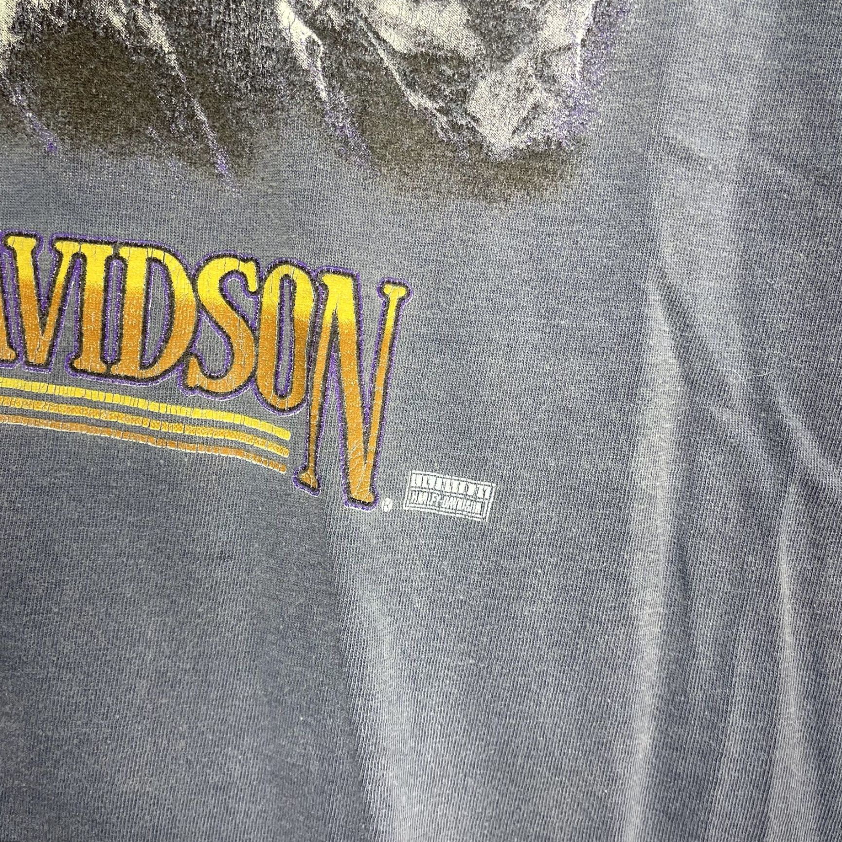 Harley Davidson VINTAGE Harley-Davidson Shirt Mens M Blue Eagle Long Sleeve Biker 90s USA Size US M / EU 48-50 / 2 - 3 Thumbnail
