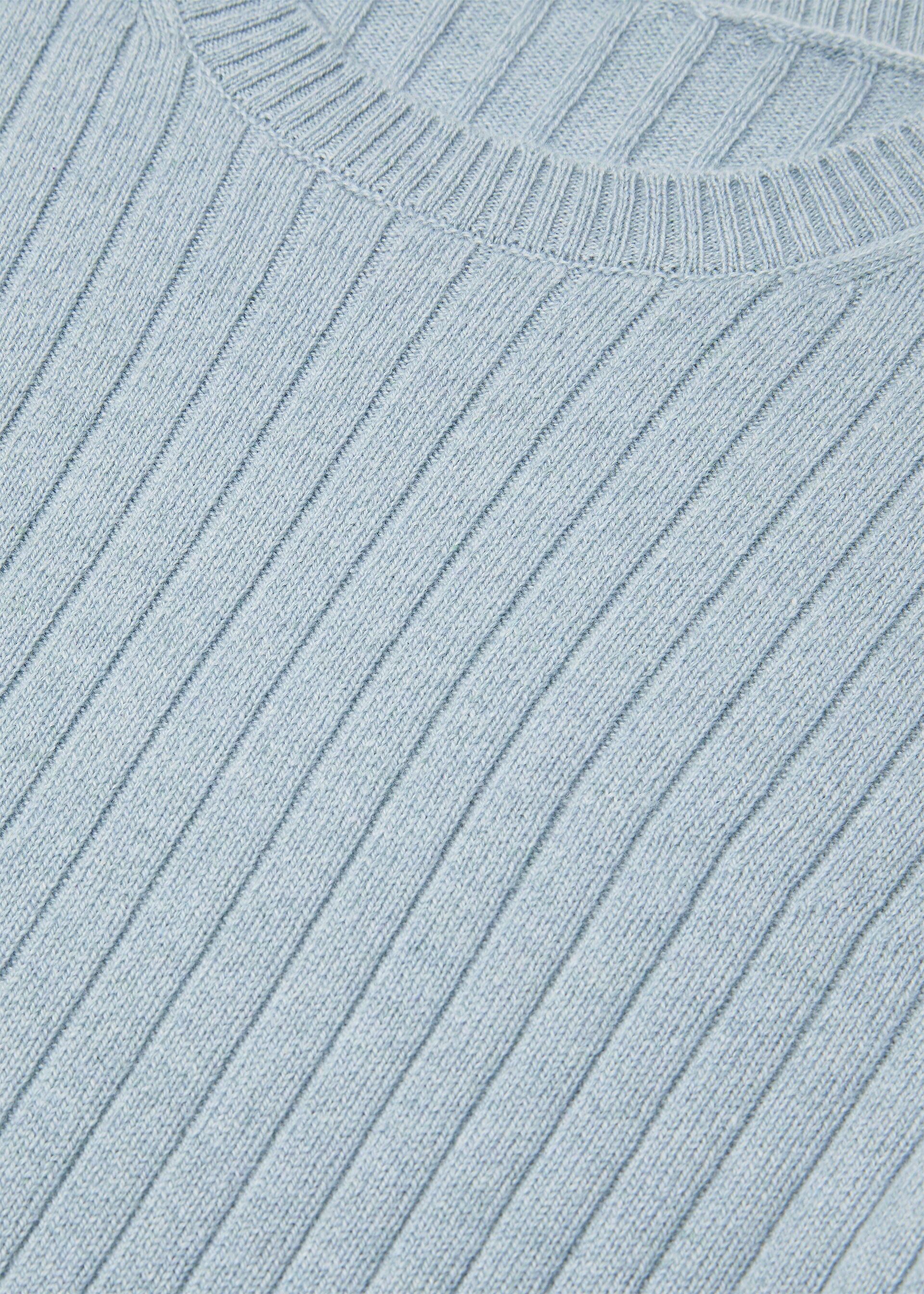 Loro Piana os11x0426 FAP5842 Coste Crewneck Sweater Iced Snow Melange Size M / US 6-8 / IT 42-44 - 7 Thumbnail