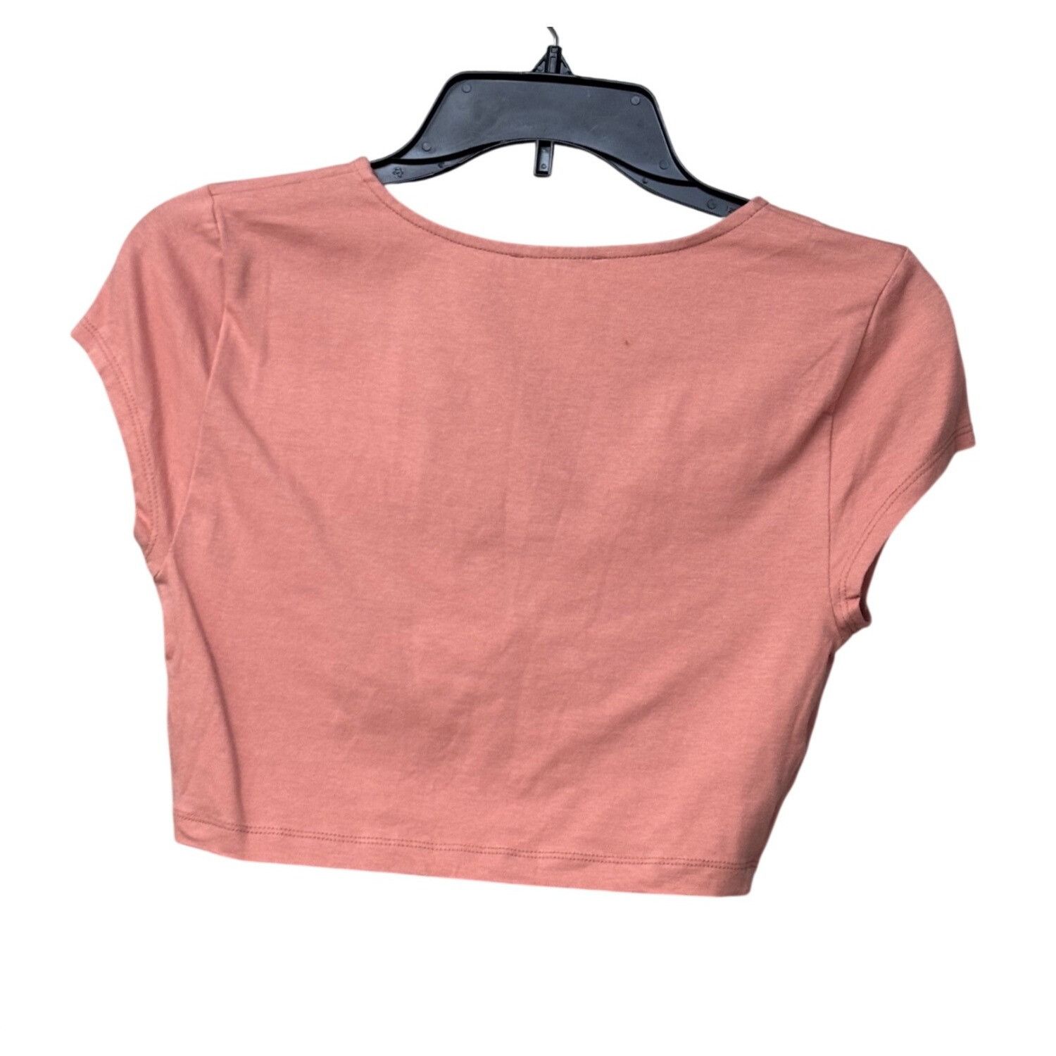 Other Charlotte Russe Pink Crisscross Front, Cropped Cup Sleeve T Size S / US 4 / IT 40 - 9 Thumbnail