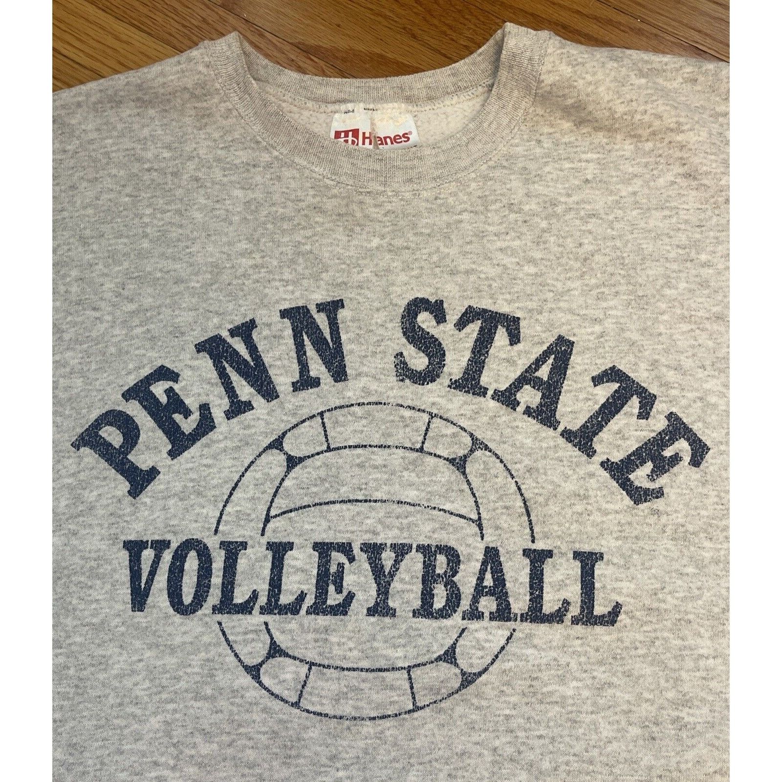 Hanes Vintage 80s 90s XL Penn State Volleyball Reverse Weave Sweat Size US XL / EU 56 / 4 - 3 Thumbnail