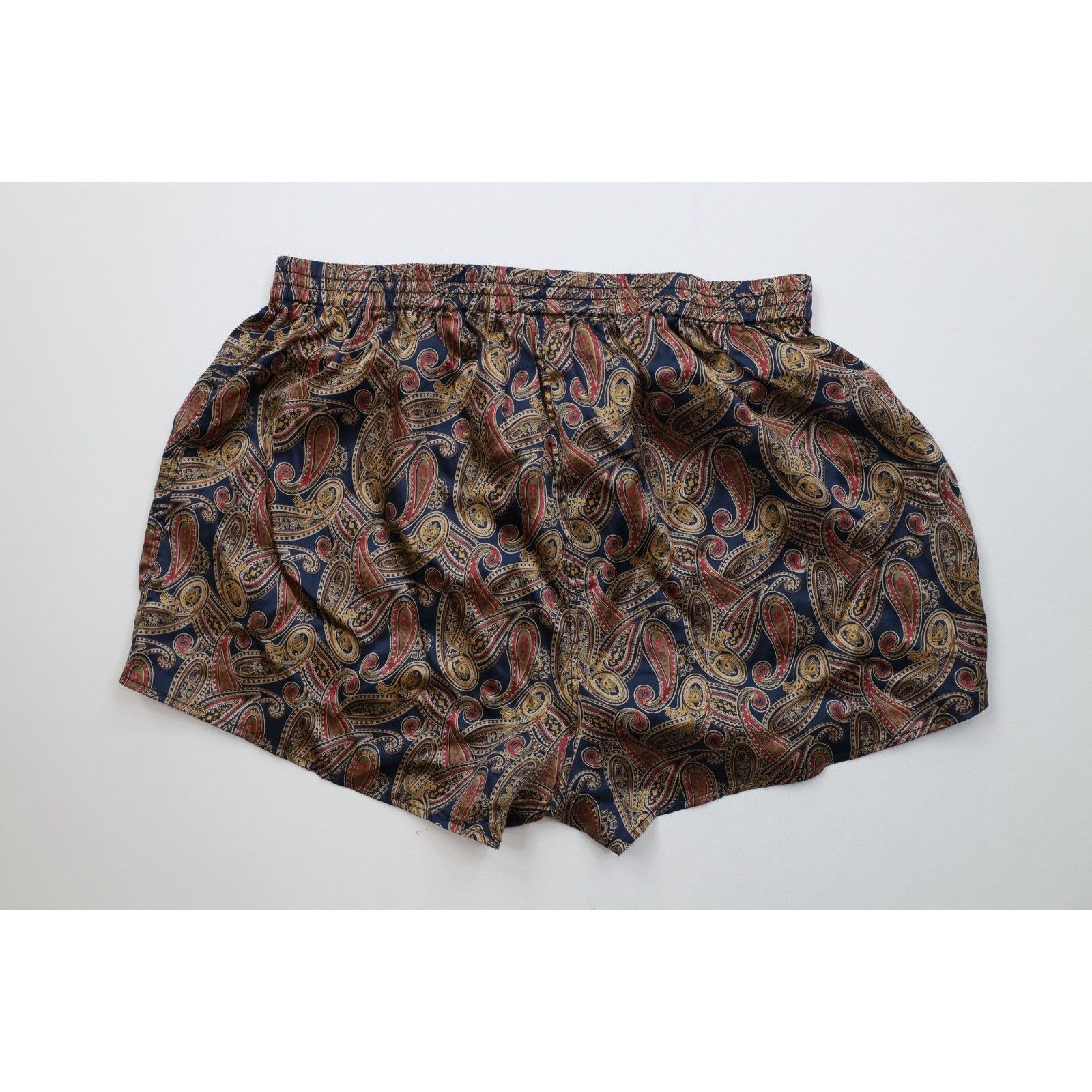 Vintage NOS Vintage 90s Streetwear Silk Paisley Boxers Shorts Size US 36 / EU 52 - 6 Thumbnail