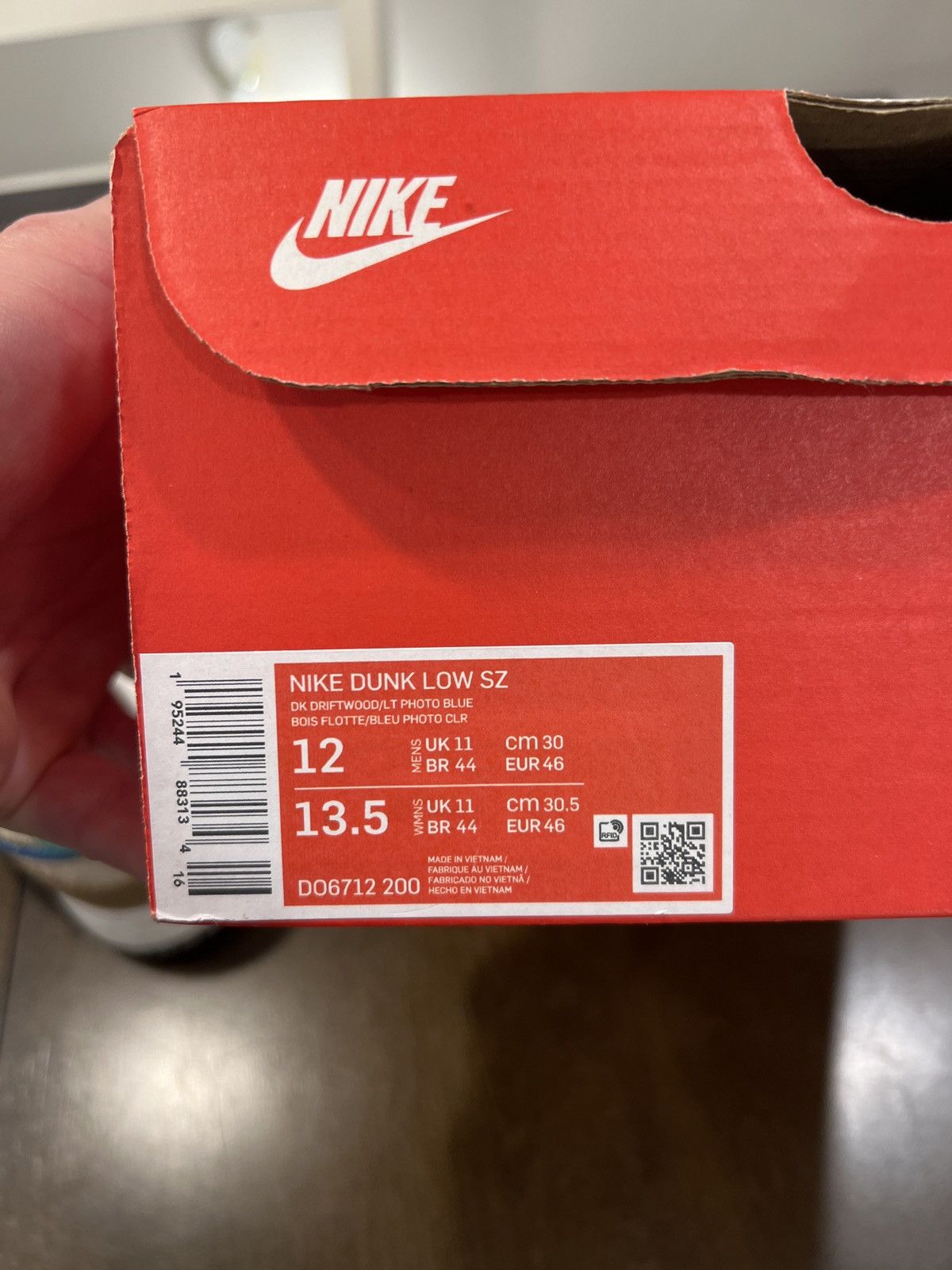 Nike dunk low driftwood Size US 12 / EU 45 - 8 Thumbnail