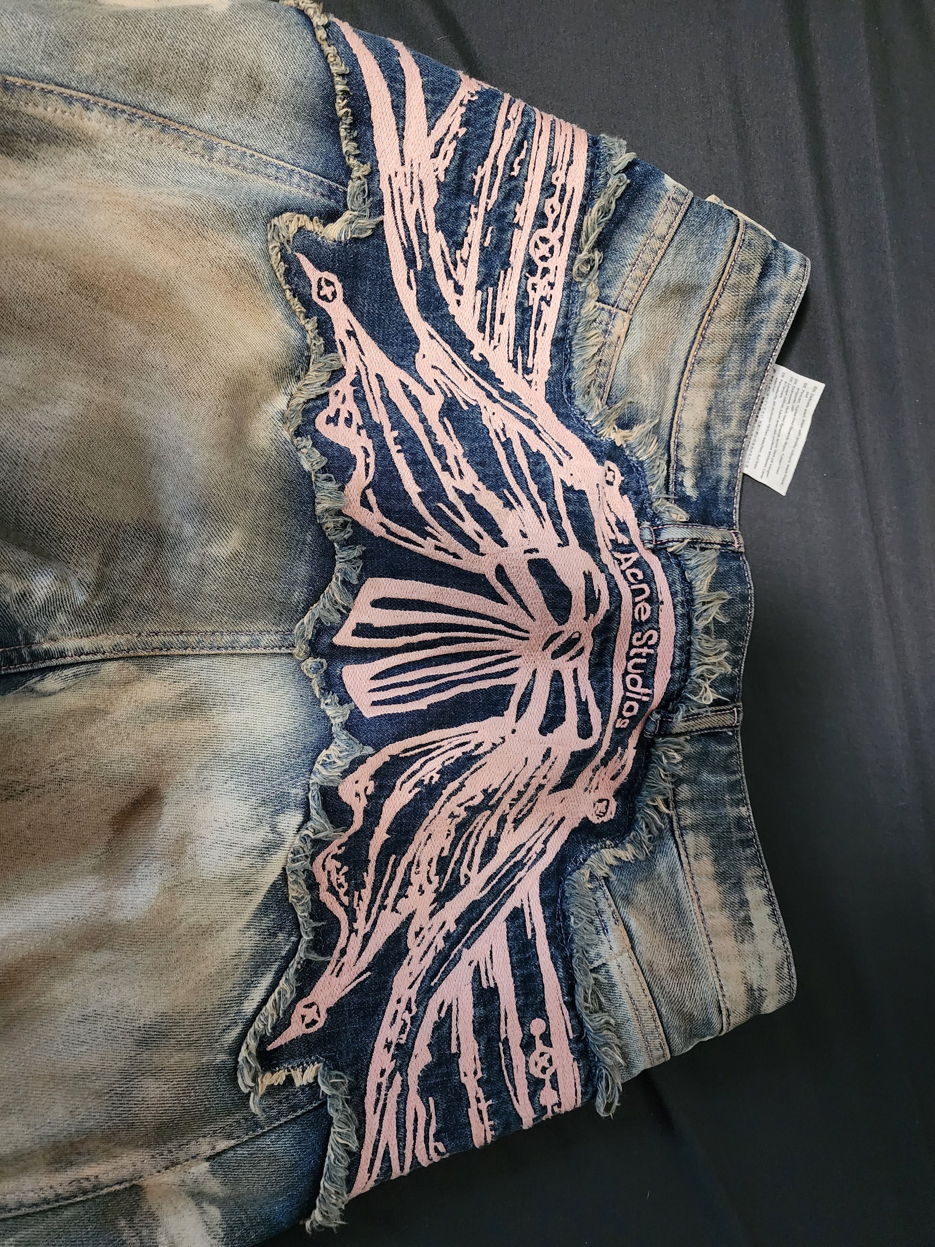 Acne Studios FW24 denim with pink embroidered Size US 34 / EU 50 - 3 Thumbnail