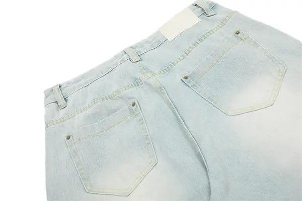 VIBE Men's distressed loose light washed scimitar jeans Size US 32 / EU 48 - 6 Thumbnail