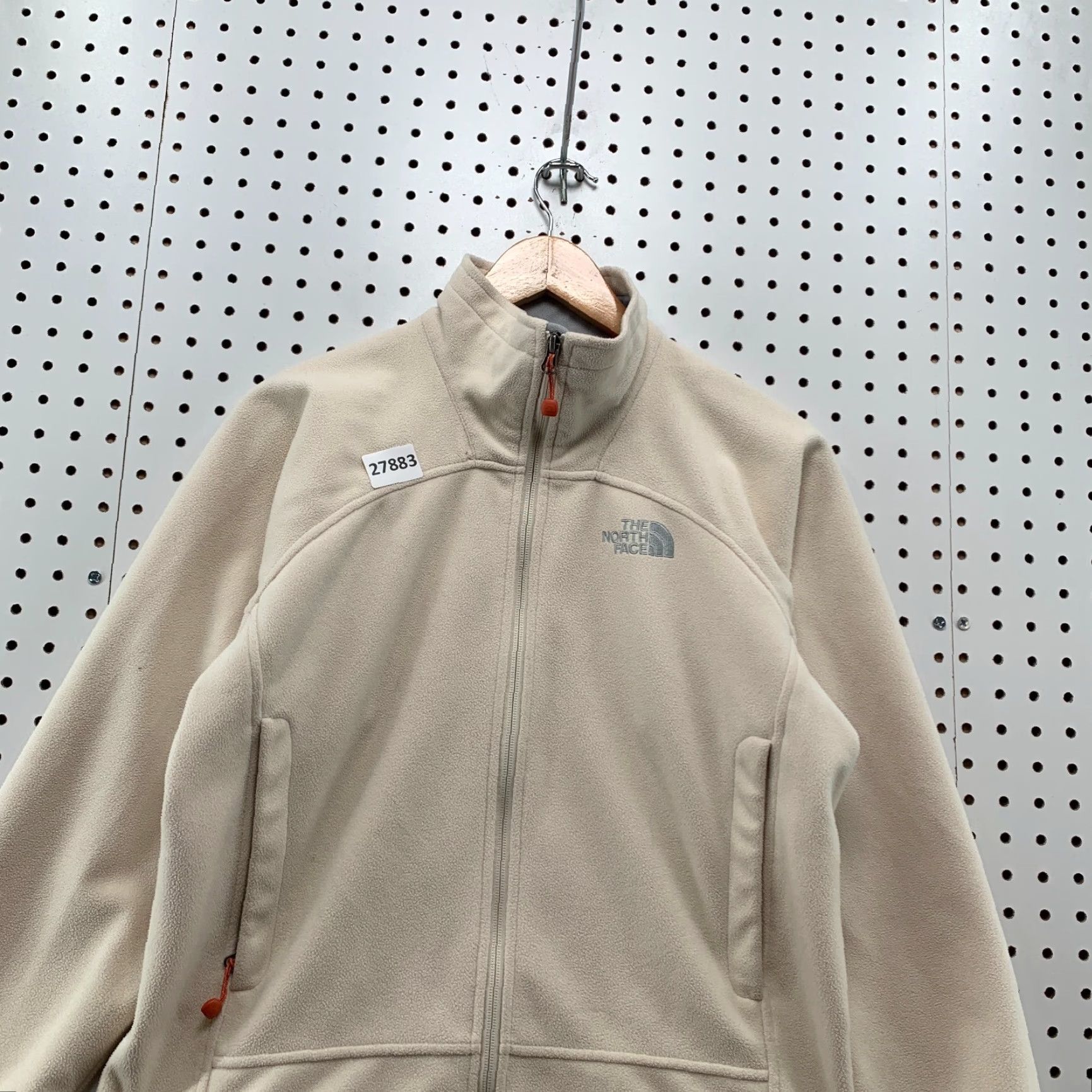 The North Face The North Face Windfall Fleece Jacket Beige Pink Womens Small 20.5X23.5 Size S / US 4 / IT 40 - 2 Thumbnail