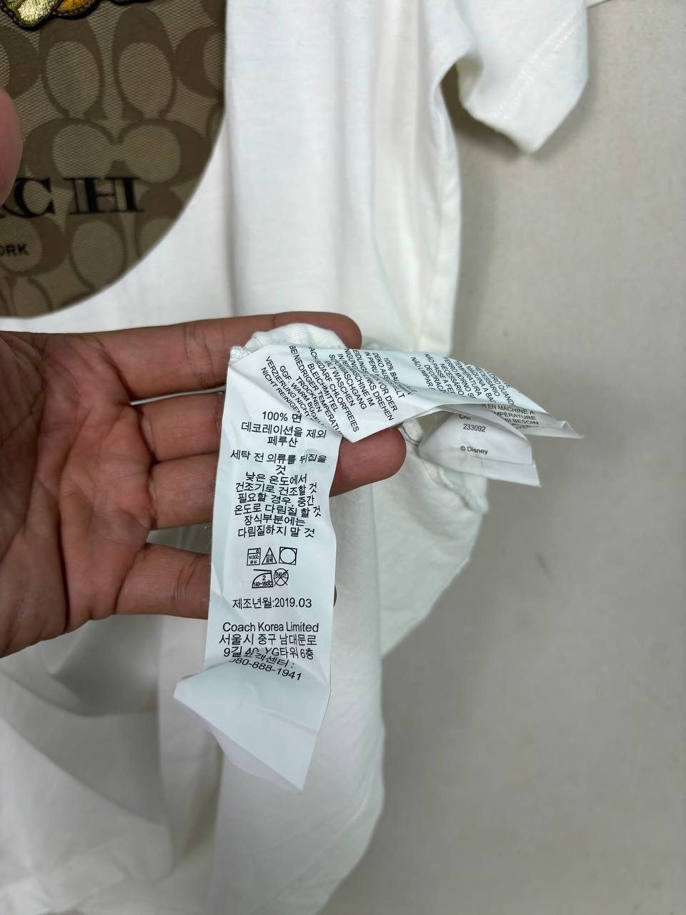 Coach × Disney Coach x Disney Tshirt Size US S / EU 44-46 / 1 - 7 Thumbnail