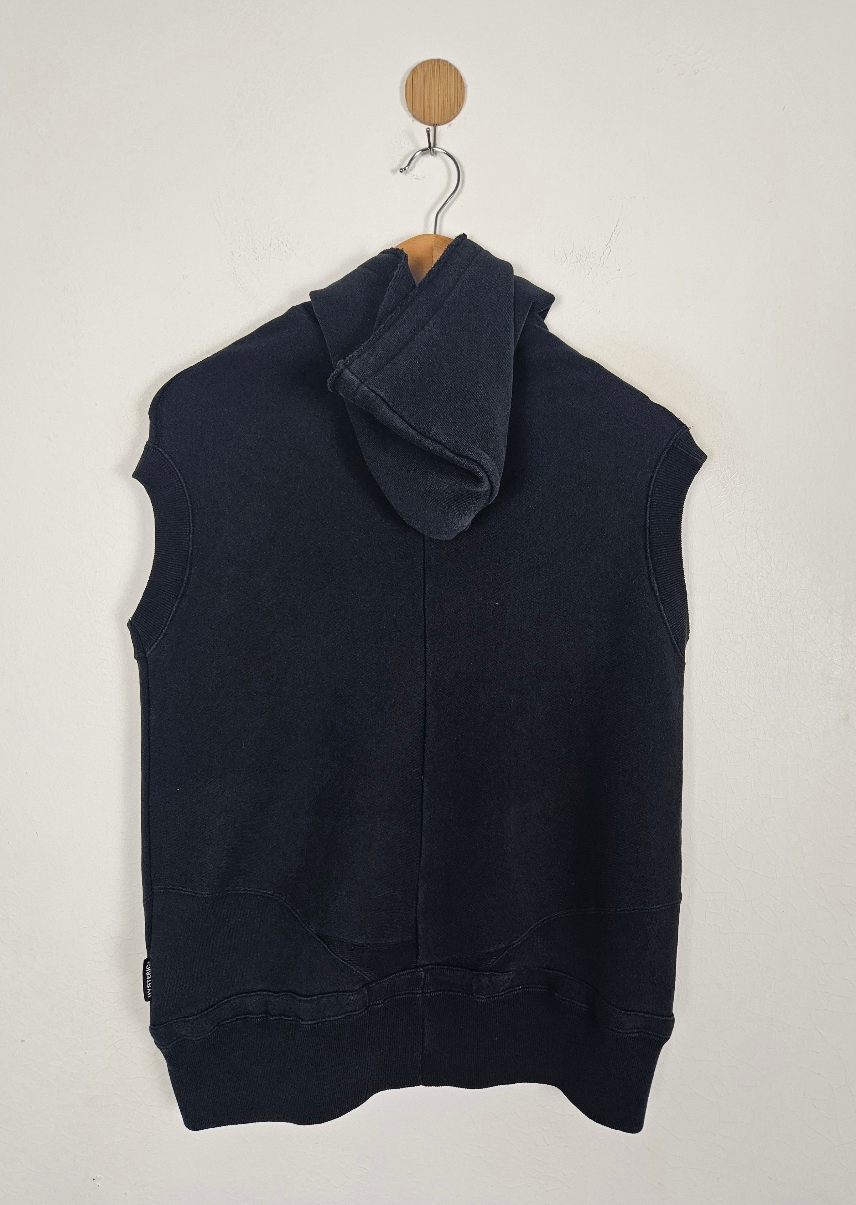 Hysteric Glamour Go Ahead Skull Hoodie zipper sleeveless