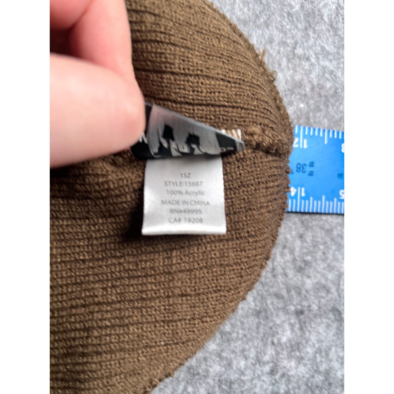 Vintage Vestis Uniforms Beanie Toque Adult One Size Brown Knit 100% Acrylic Workwear Size ONE SIZE - 7 Thumbnail