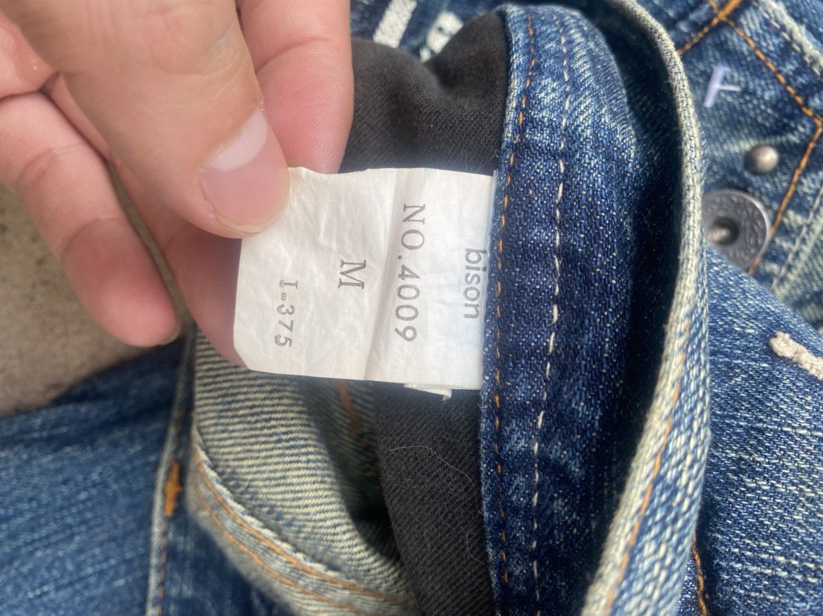 If Six Was Nine × Japanese Brand Flare Jeans Bison Double Knee Multipocket Size US 31 - 24 Thumbnail