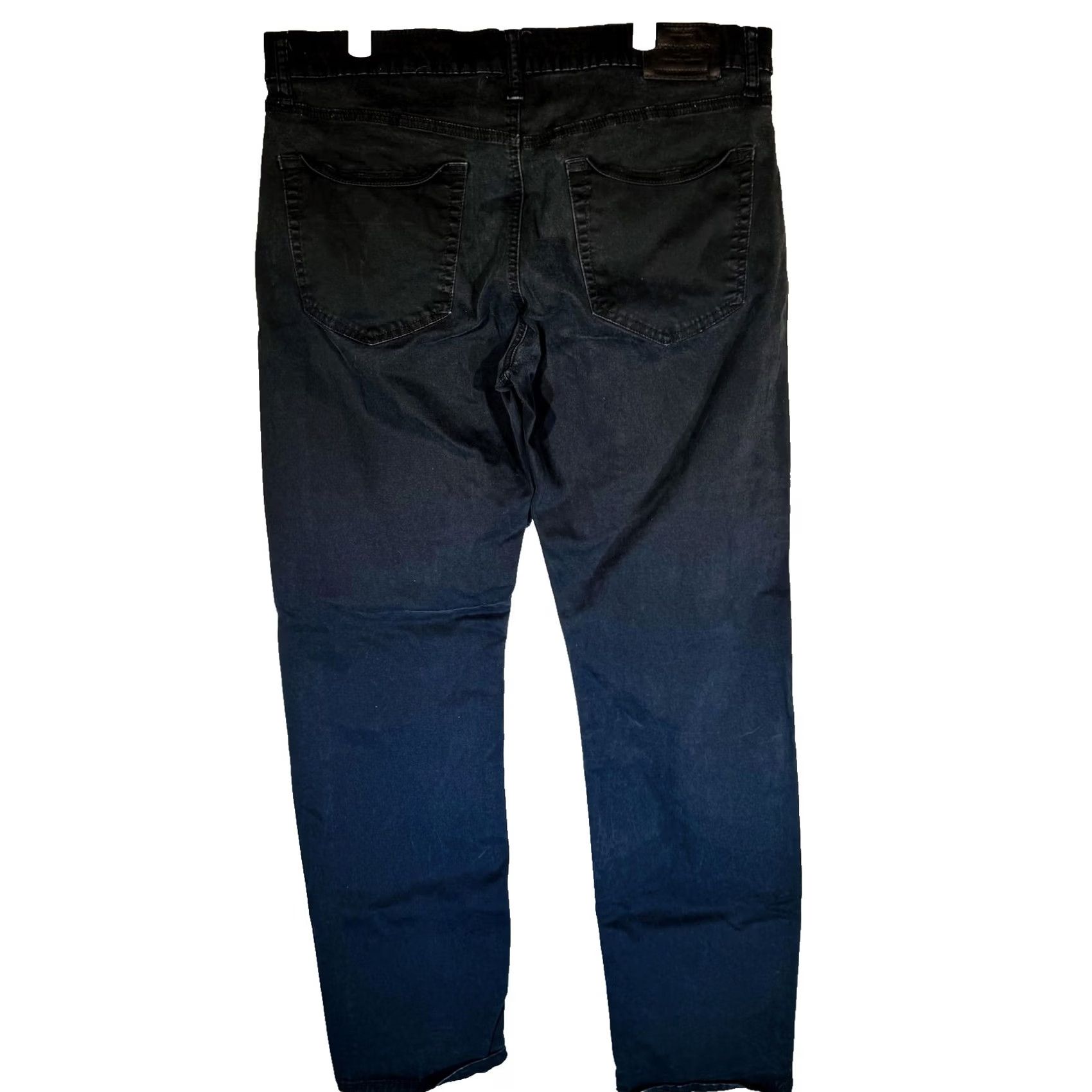 Lucky Brand Lucky Brand 121 Slim Jeans Mens 36x32 Black Charcoal Wash Zip Fly Tapered Denim 5-Pocket Stretch Vintage No (adjusted) Size US 36 / EU 52 - 6 Thumbnail