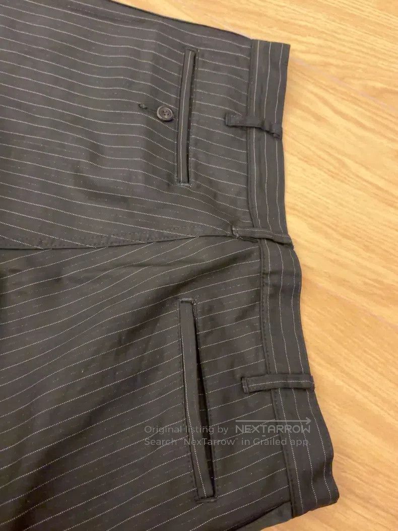 Comme des Garcons Comme Des Garcons size M Black striped dress pants Size US 27 - 6 Thumbnail