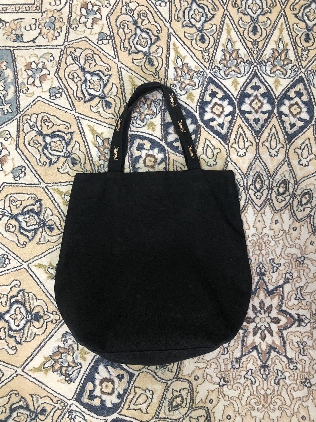 Yves Saint Laurent Yves Saint Laurent Embroidery Logo Tote Bag Size ONE SIZE - 10 Thumbnail