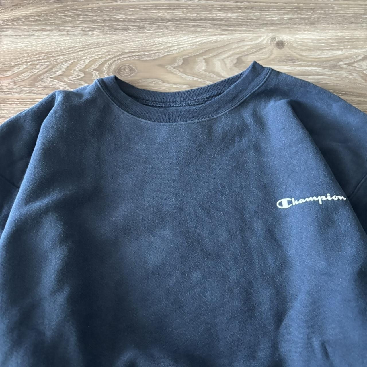 Champion Crazy Vintage 90s Navy Blue Champion Reverse Weave Essential Crewneck! Size XL Size US XL / EU 56 / 4 - 2 Thumbnail