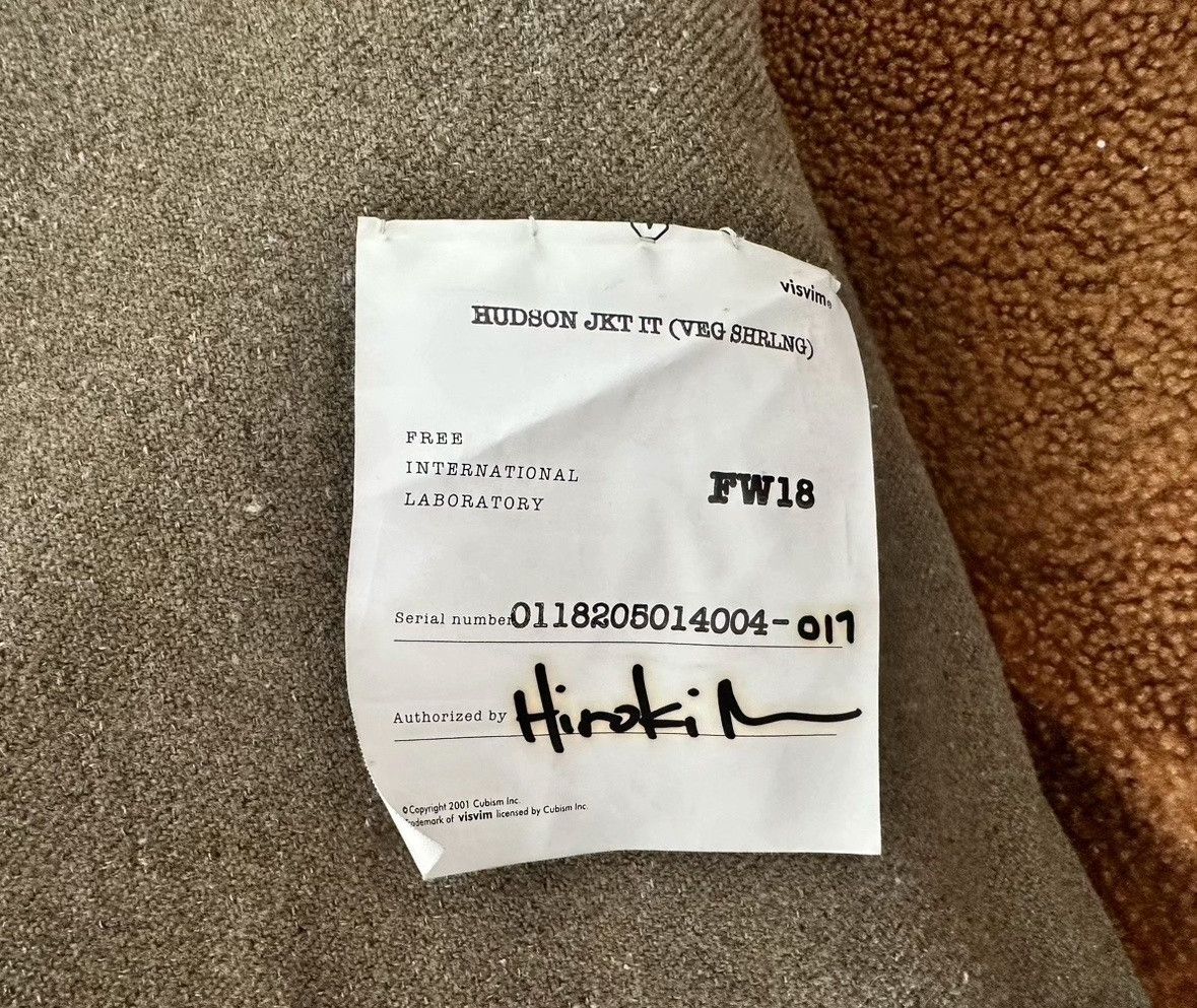 Visvim visvim 18AW Hudson JKT Veg Shrlng Size US XL / EU 56 / 4 - 8 Thumbnail