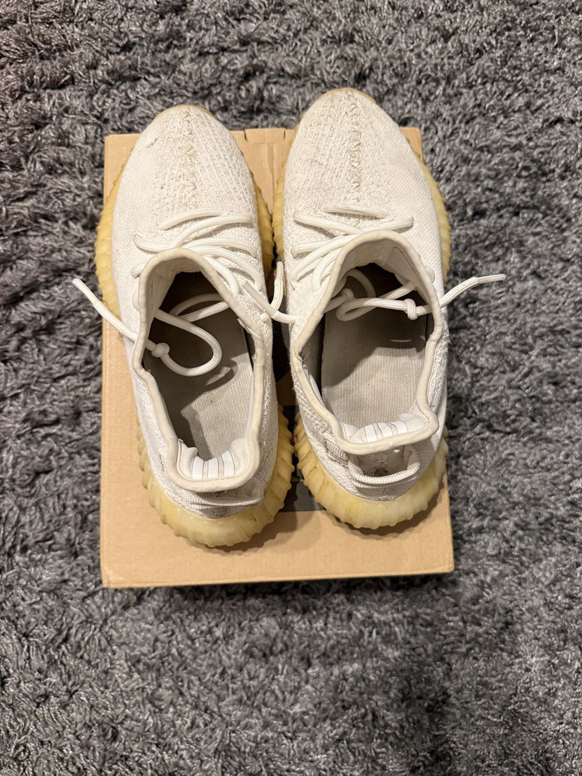 Yeezy White / Cream Yeezy 350 Size US 7.5 / EU 40-41 - 4 Thumbnail