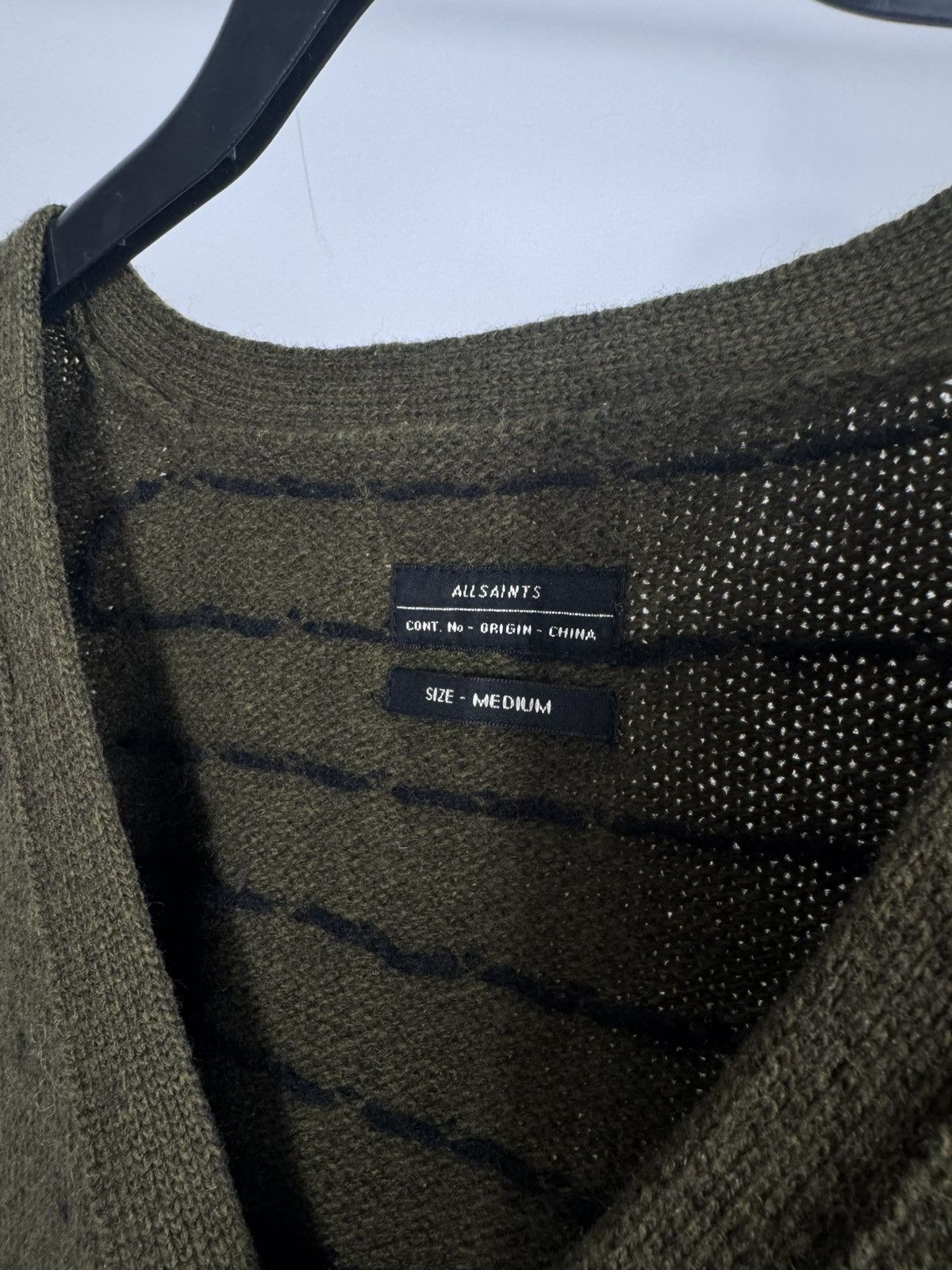 Allsaints AllSaints Hexen Wool Blend Button Cardigan Sweater Medium Size M / US 6-8 / IT 42-44 - 9 Thumbnail