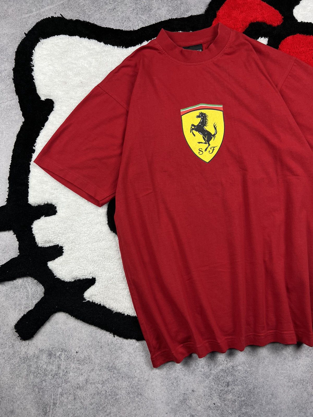 Vintage Y2K Vintage Racing Ferrari F1 1999 Big Logo Oversized Tee Size US M / EU 48-50 / 2 - 2 Thumbnail