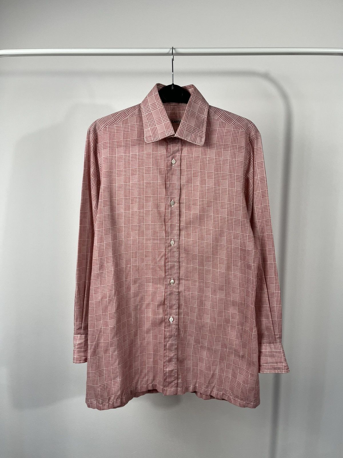 Lanvin Lanvin Women’s Red Checkered Shirt Size 38 France Size S / US 4 / IT 40 - 1 Thumbnail