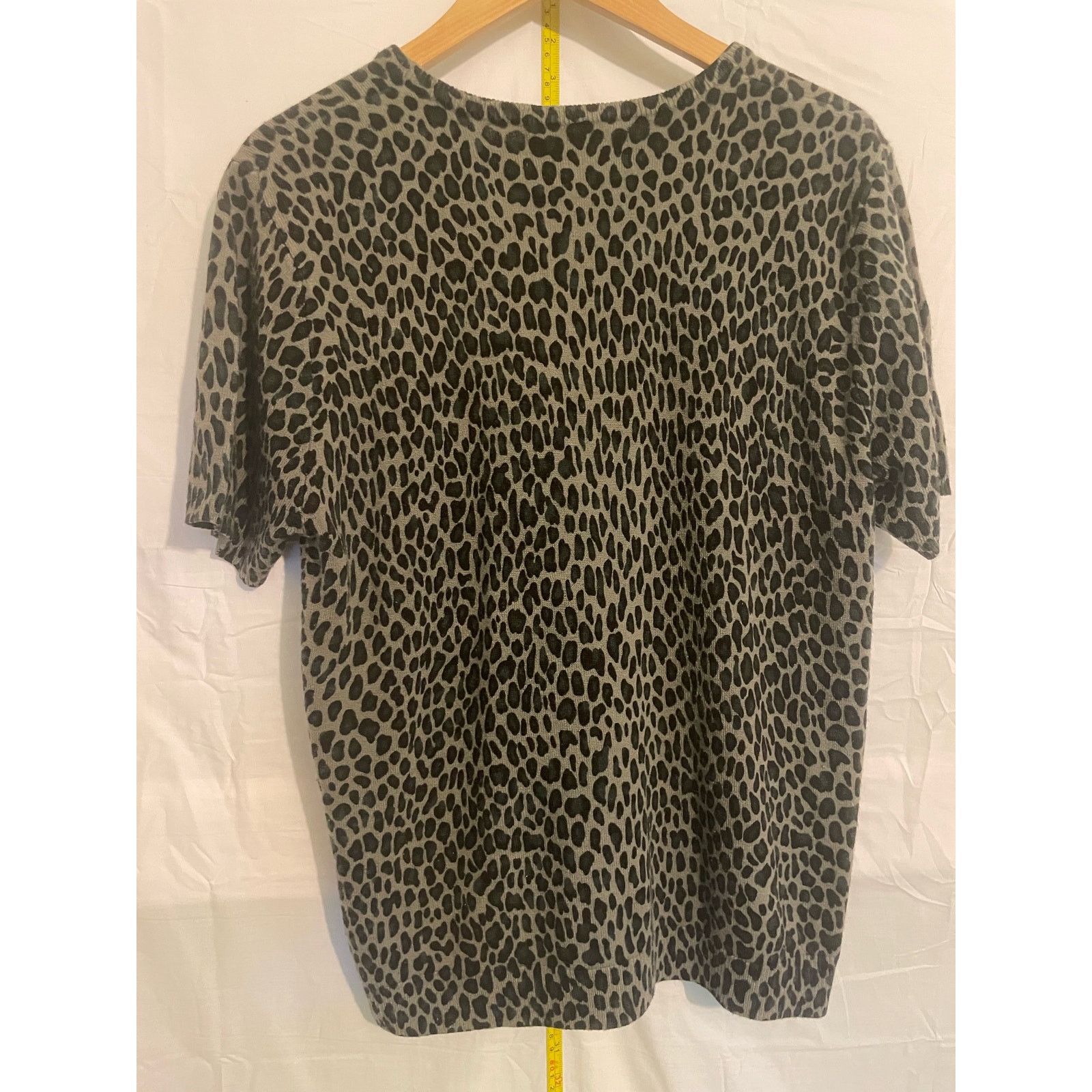Vintage Vintage Radcliffe Women’s Top Leopard Animal Print Size L / US 10 / IT 46 - 2 Thumbnail