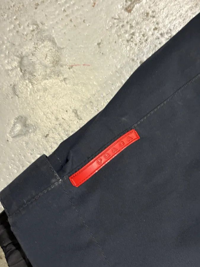 Prada AW2008 Prada Navy Nylon Long Jacket Size US L / EU 52-54 / 3 - 7 Thumbnail