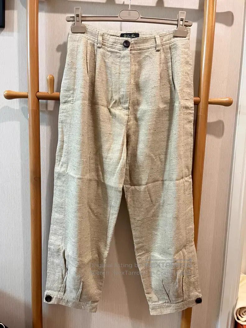 Loro Piana Loro Piana 2024 Linen Cashmere Casual Pants Size 27" / US 4 / IT 40 - 1 Thumbnail