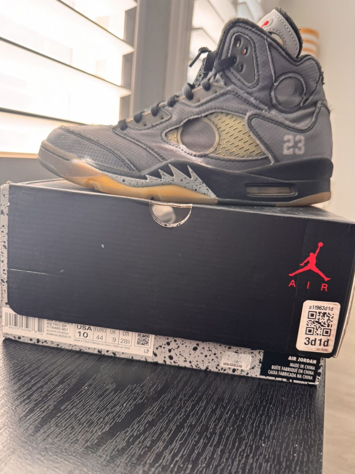 Off-White Off white jordan 5 muslin Size US 10 / EU 43 - 5 Thumbnail