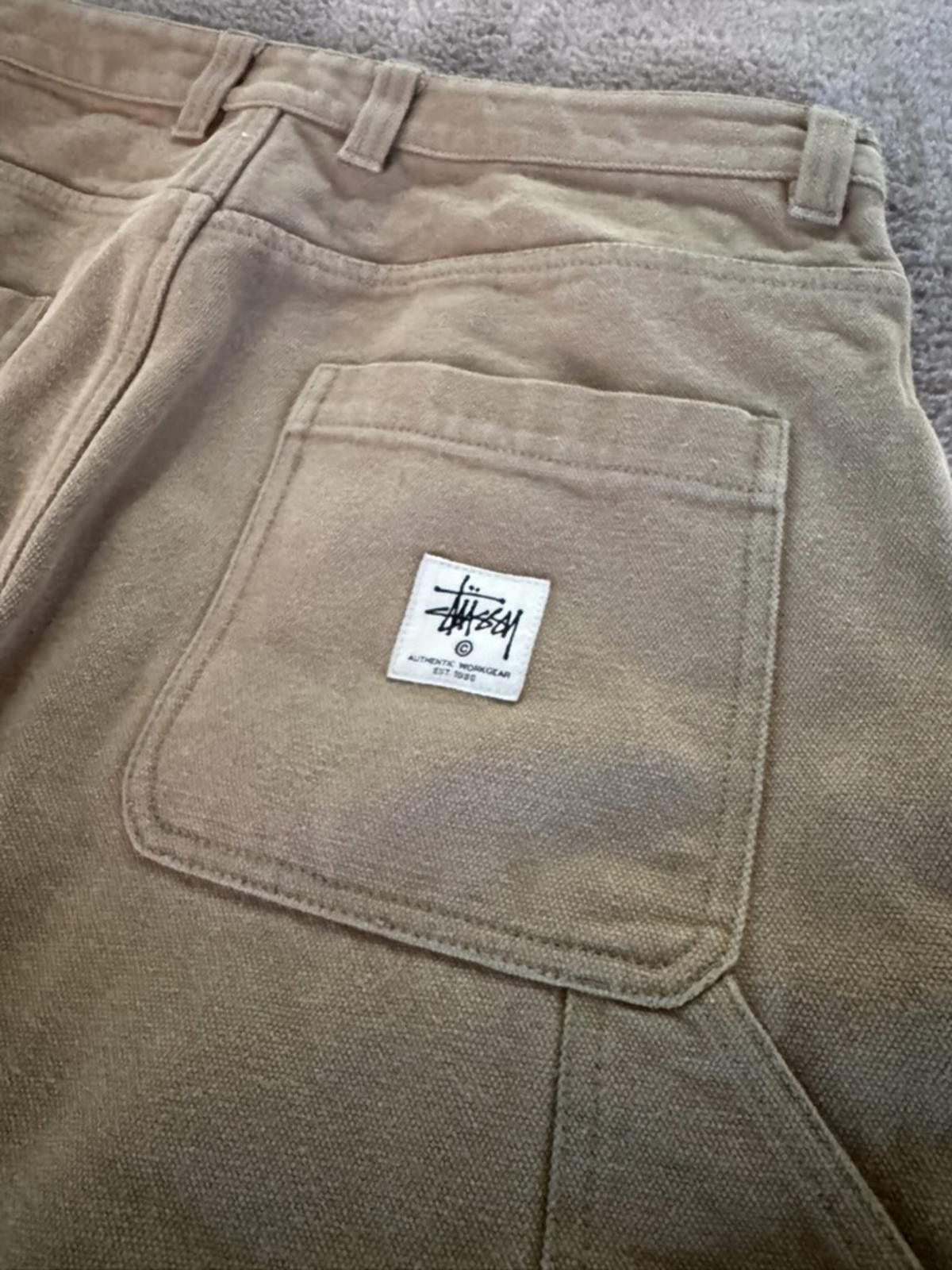 Stussy Stussy Quality Workgear Beige Work Pants Size 32 Size US 32 / EU 48 - 5 Thumbnail